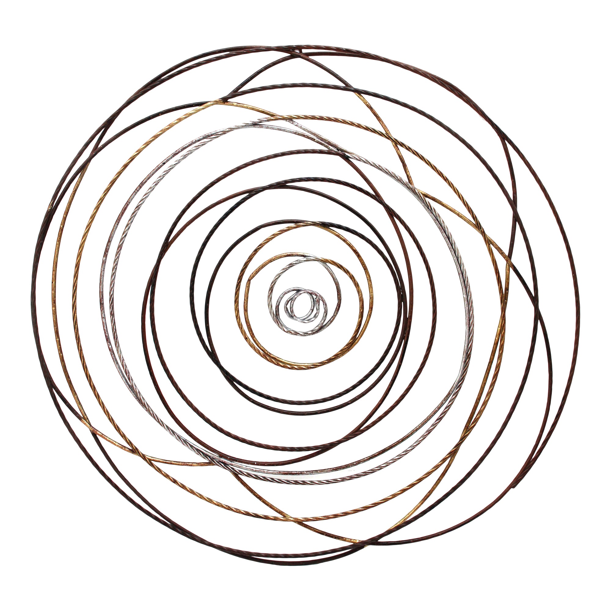 Iron Braid Wall Décor Mulitcolor - Central Designs