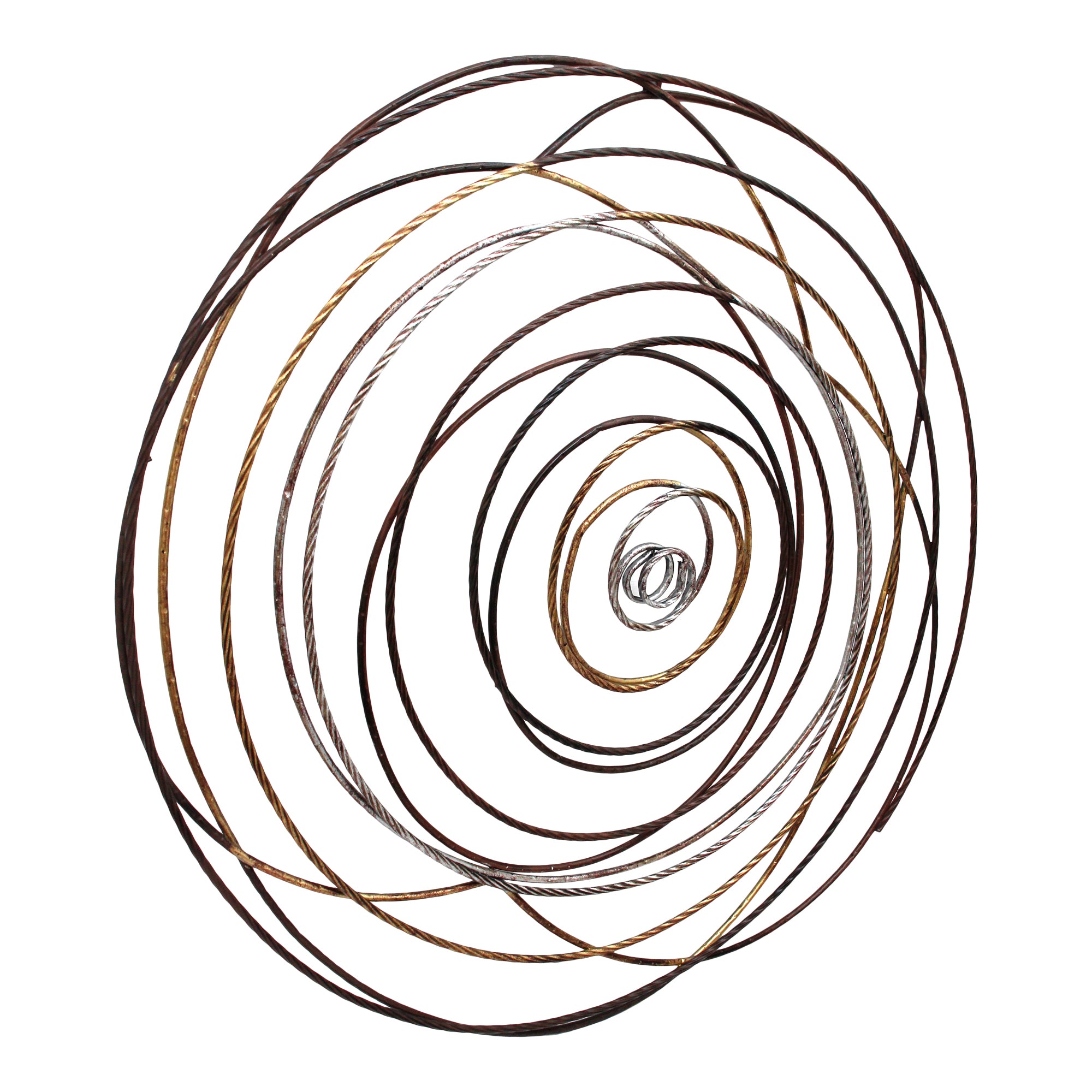 Iron Braid Wall Décor Mulitcolor - Central Designs