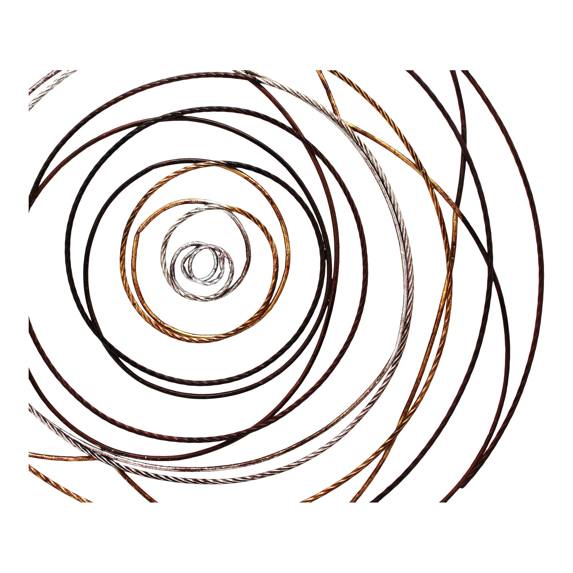 Iron Braid Wall Décor Mulitcolor - Central Designs