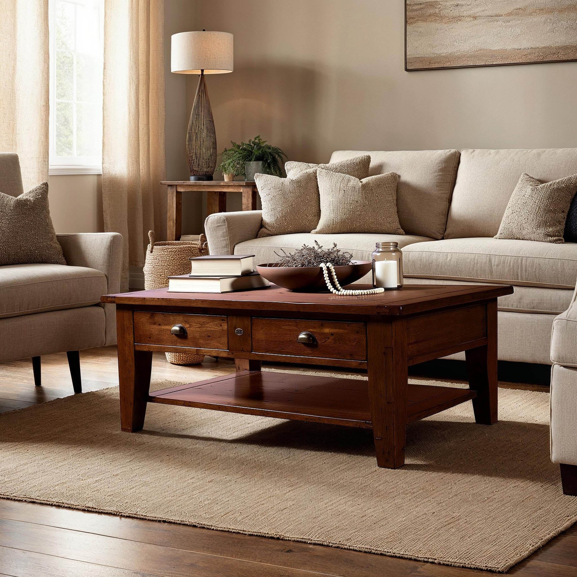 Irish Coast Small Coffee Table - African Dusk - Central Designs
