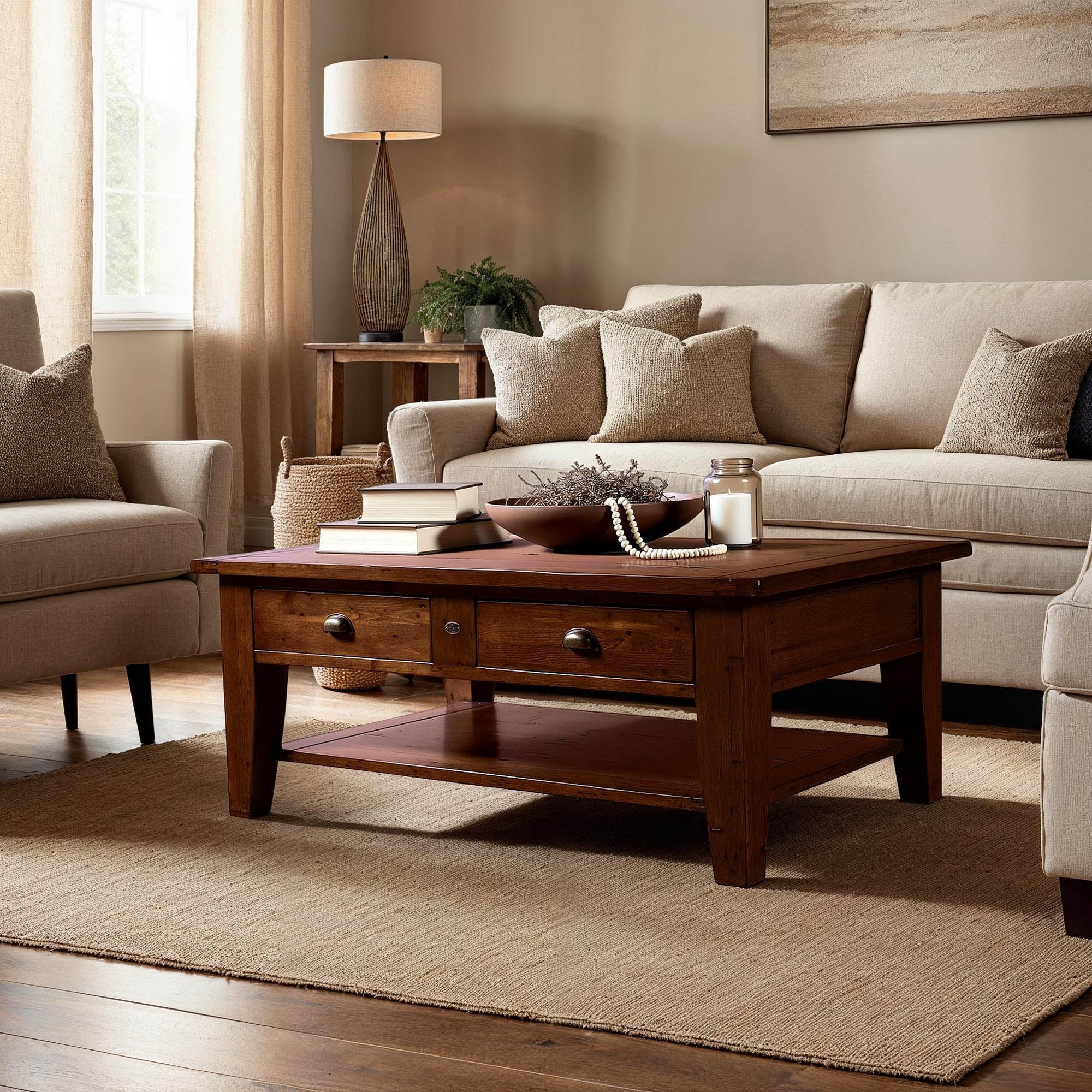 Irish Coast Small Coffee Table - African Dusk - Central Designs