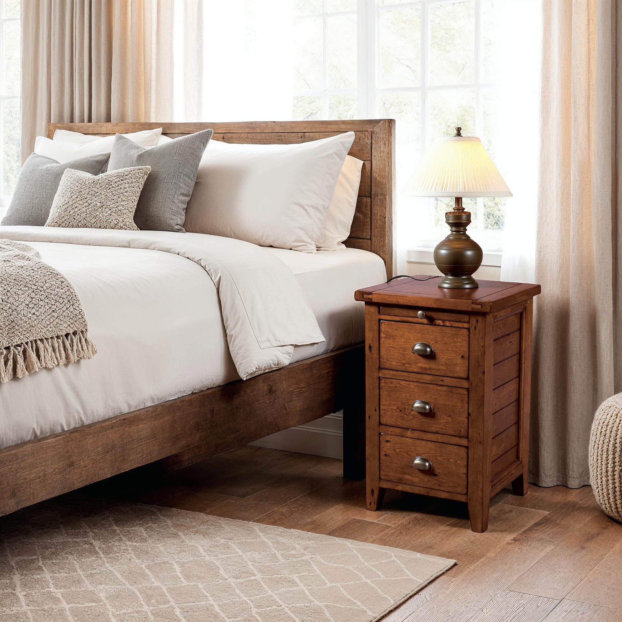Irish Coast 3 Drw Nightstand - African Dusk - Central Designs