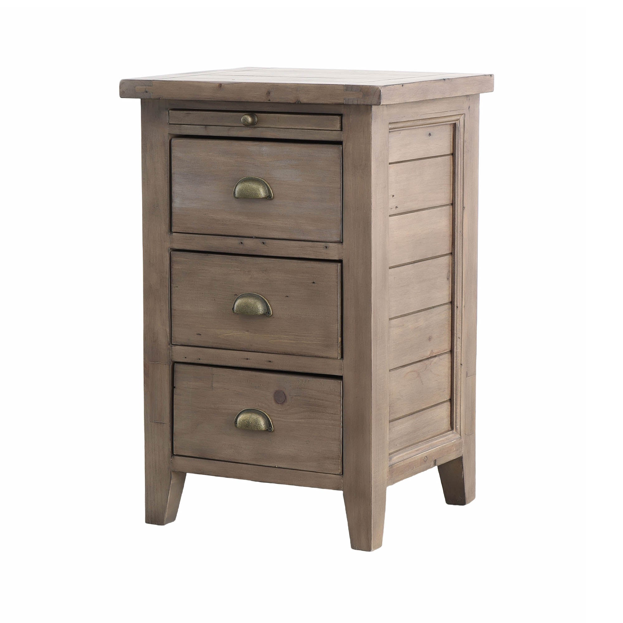 Irish Coast 3 Drw Nightstand - Sundried - Central Designs