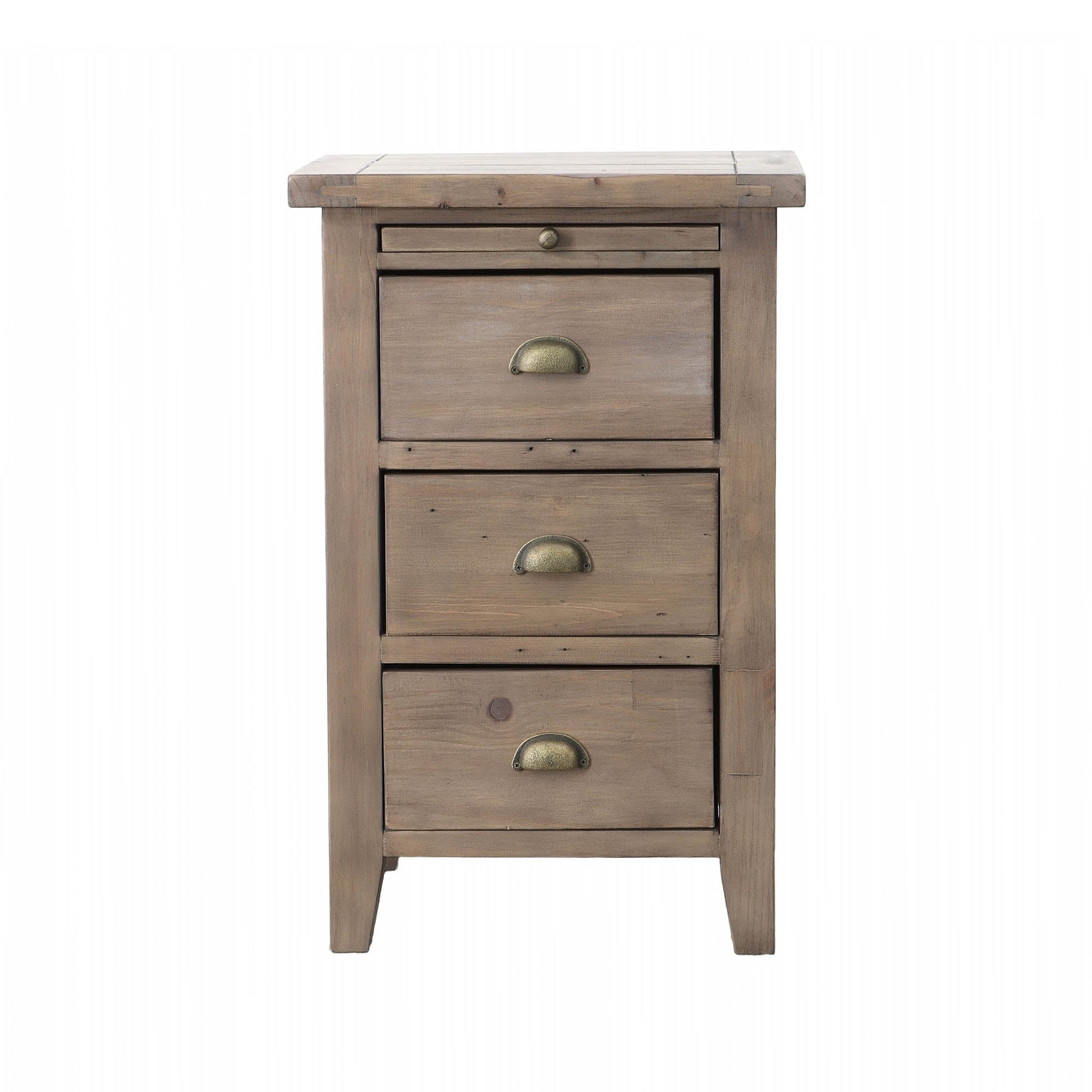 Irish Coast 3 Drw Nightstand - Sundried - Central Designs