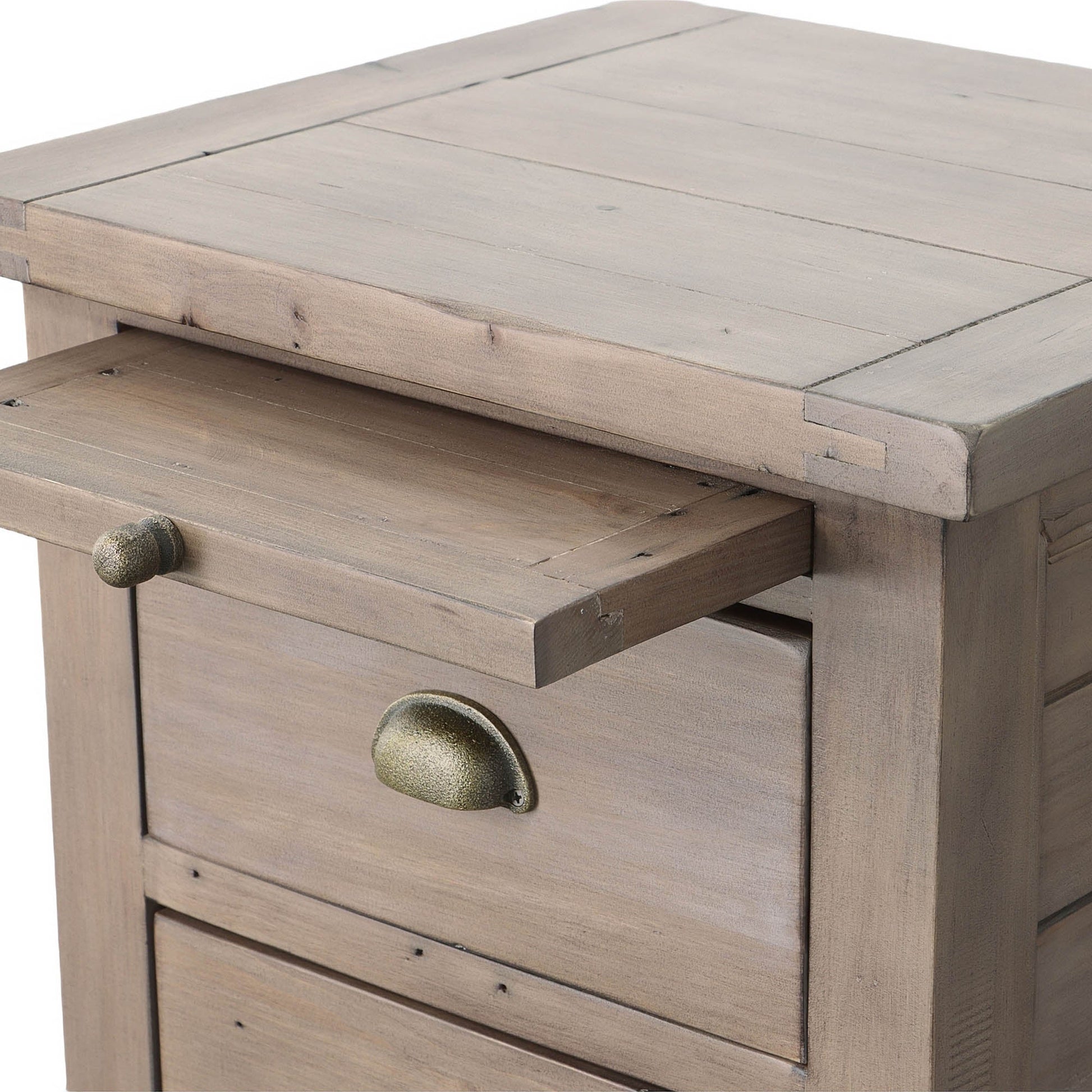 Irish Coast 3 Drw Nightstand - Sundried - Central Designs
