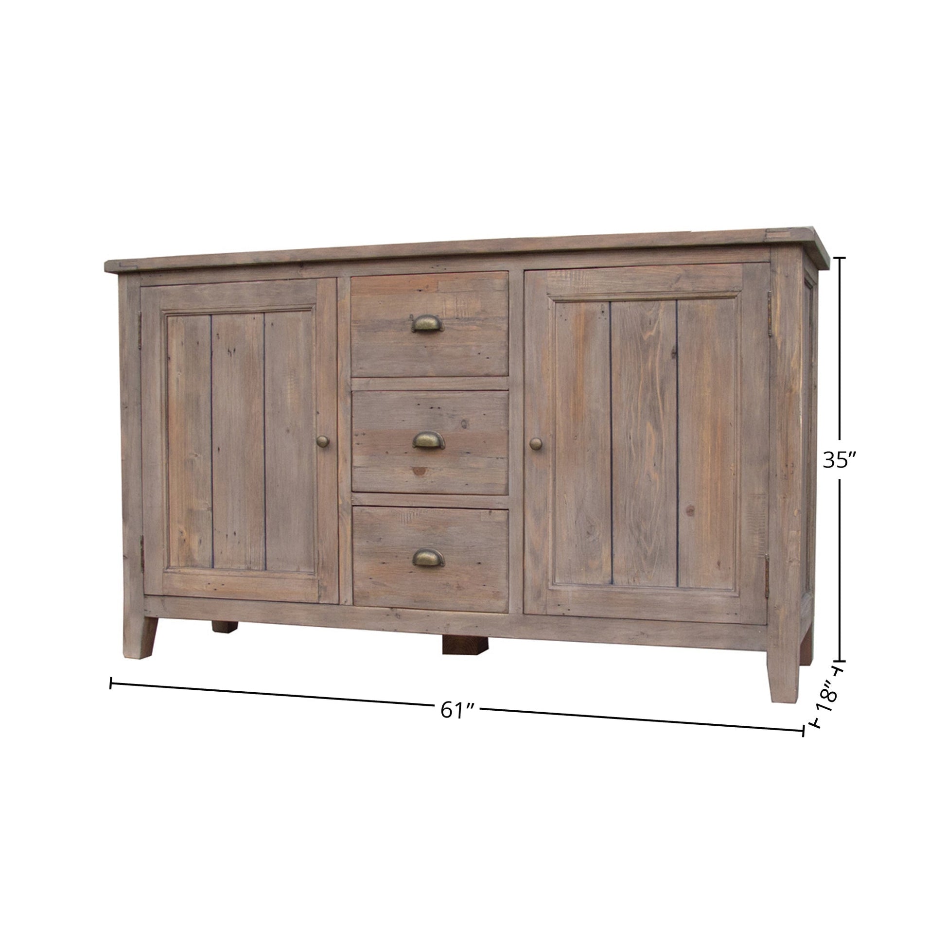 Irish Coast Large Sideboard - Sundried - Central Designs