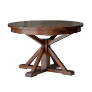 Irish Coast Round 47/63" Extension Dining Table - African Dusk - Central Designs