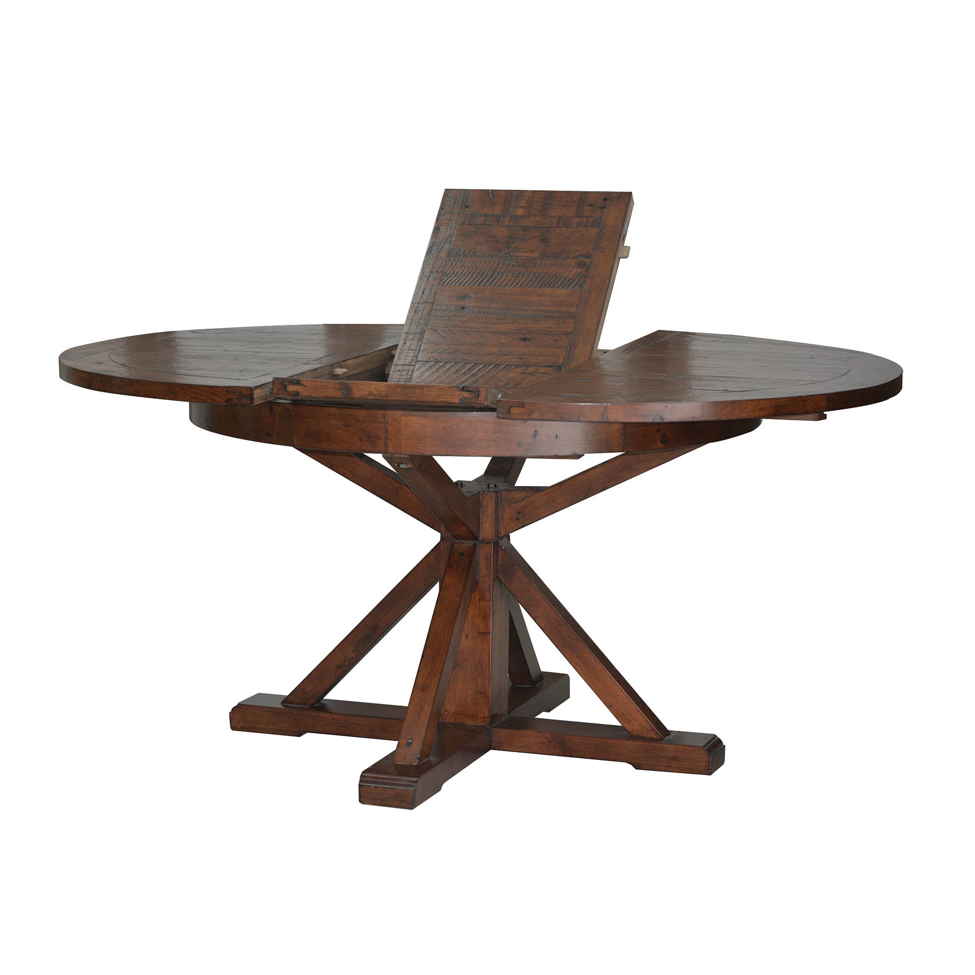 Irish Coast Round 47/63" Extension Dining Table - African Dusk - Central Designs