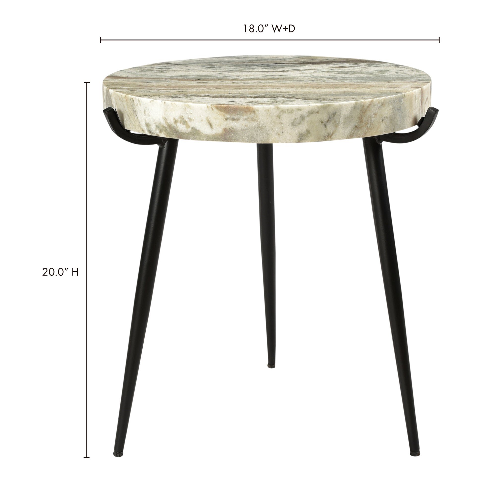Brinley Accent Table Marble - Central Designs