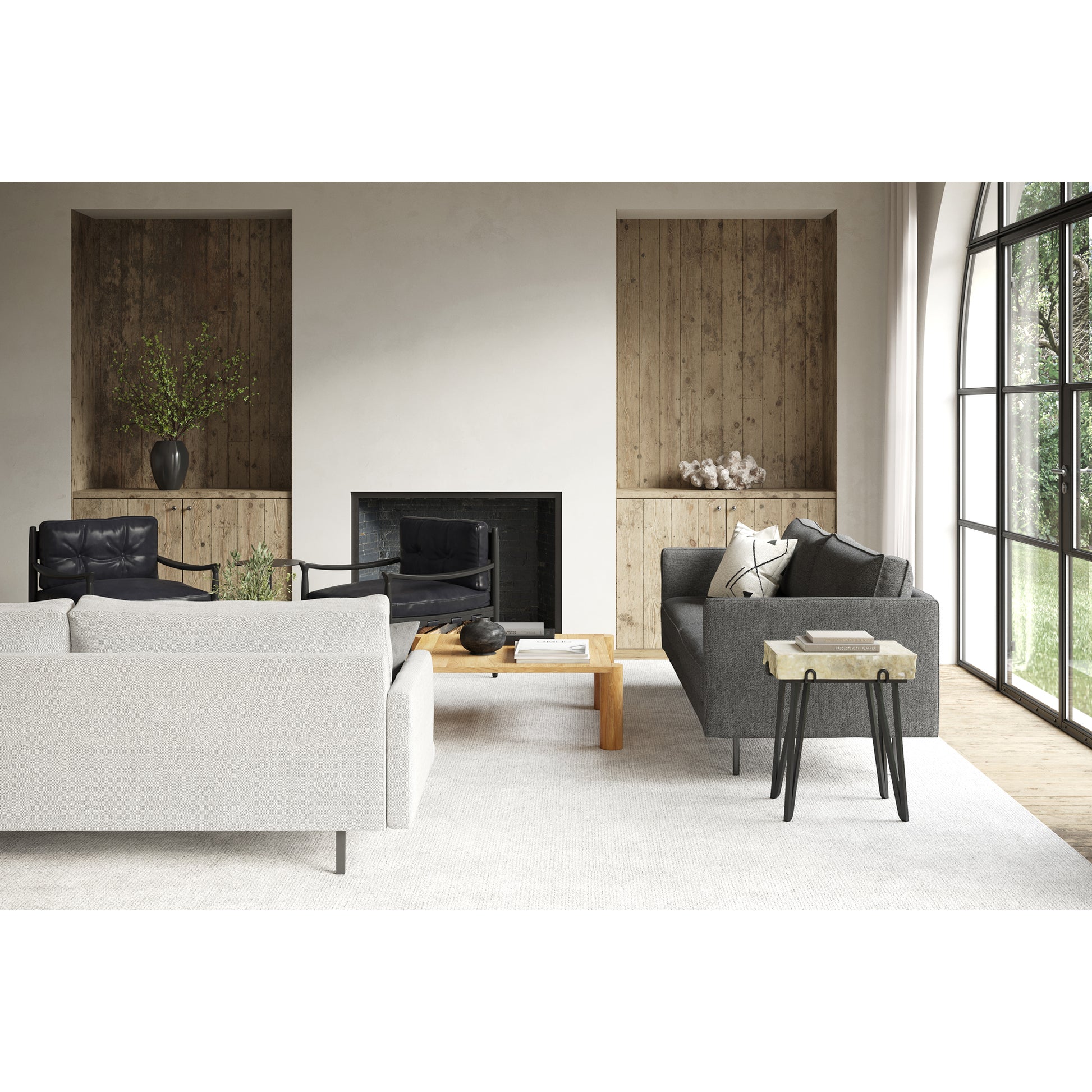 Alpert Accent Table Light Brown - Central Designs