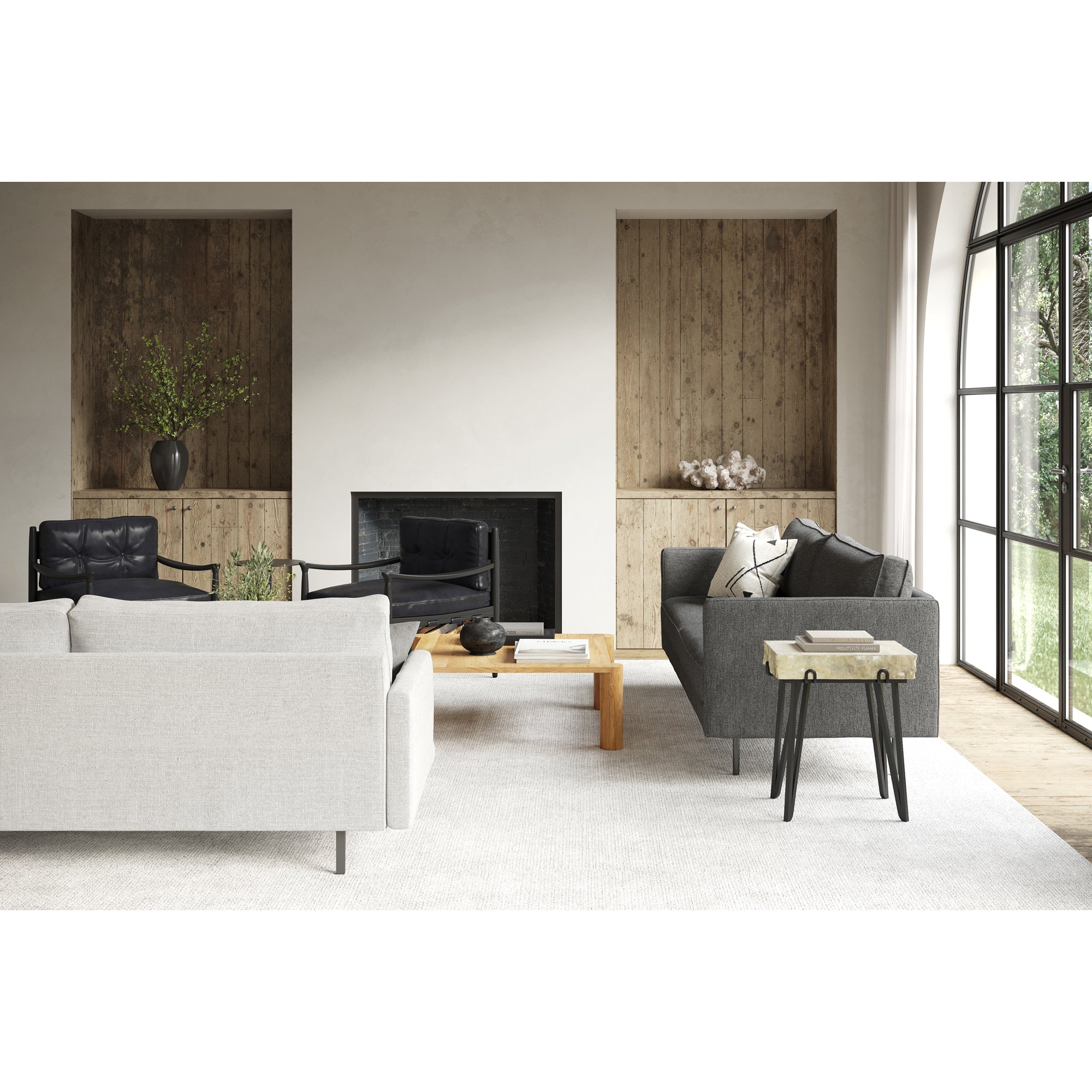 Alpert Accent Table Light Brown - Central Designs