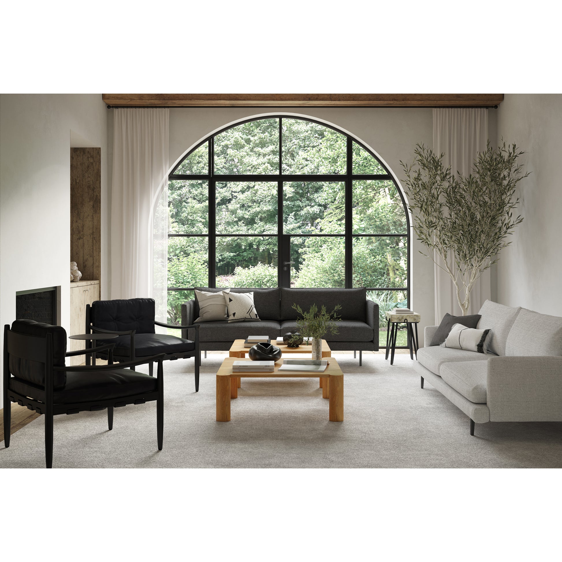 Alpert Accent Table Light Brown - Central Designs