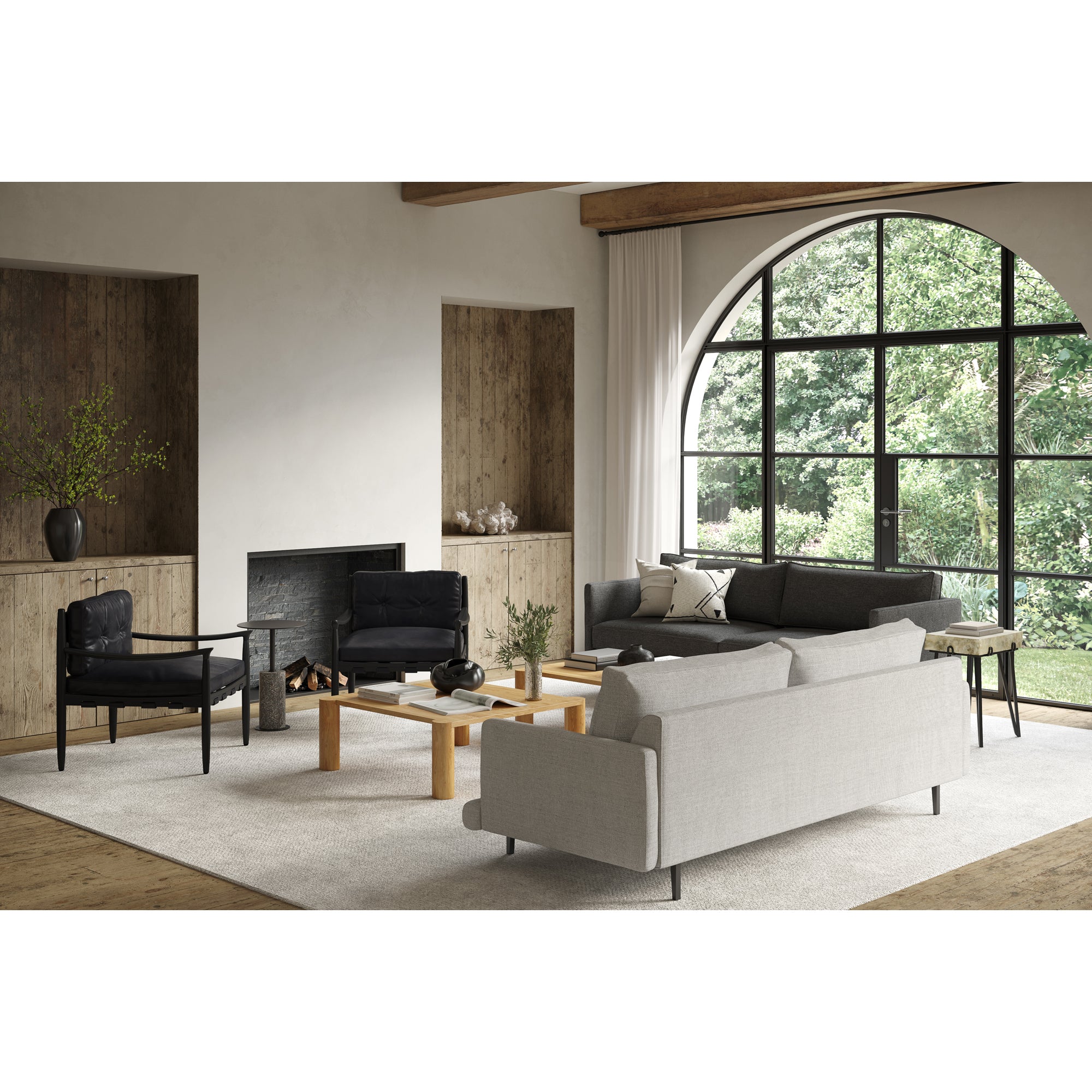 Alpert Accent Table Light Brown - Central Designs