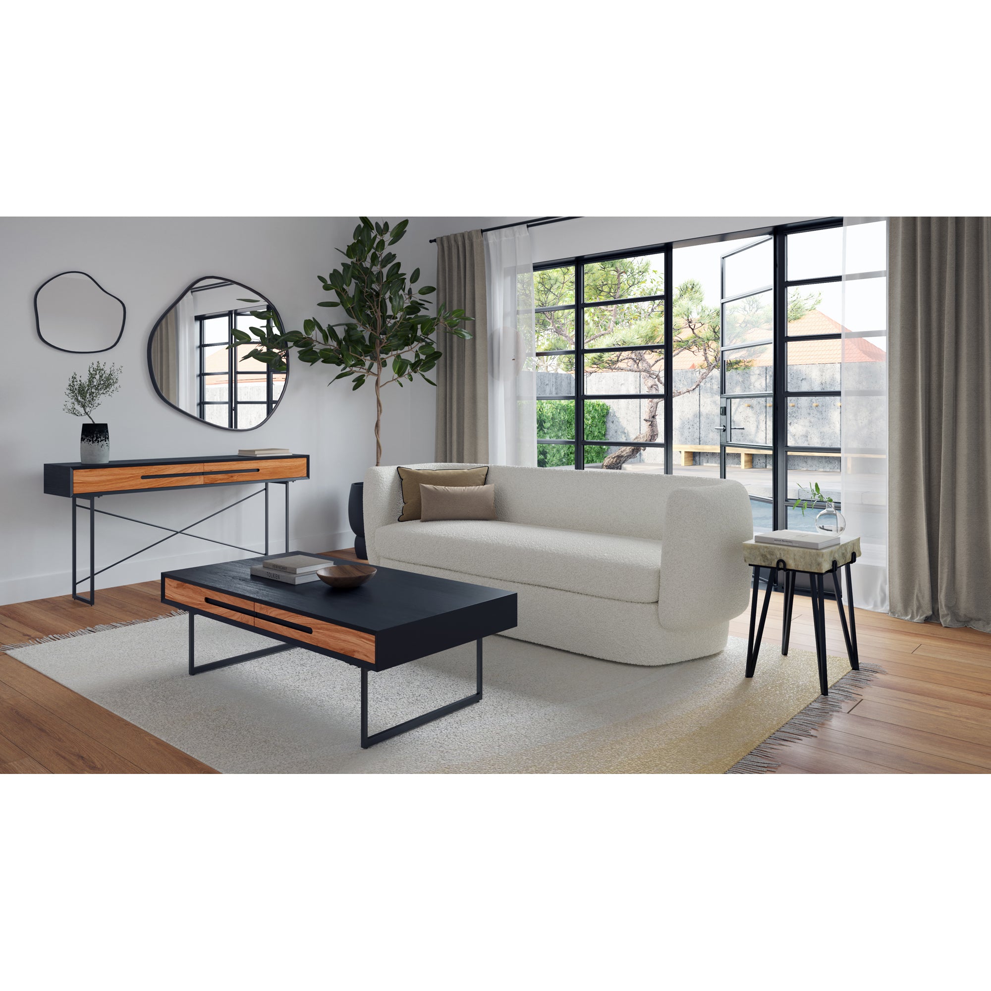 Alpert Accent Table Light Brown - Central Designs