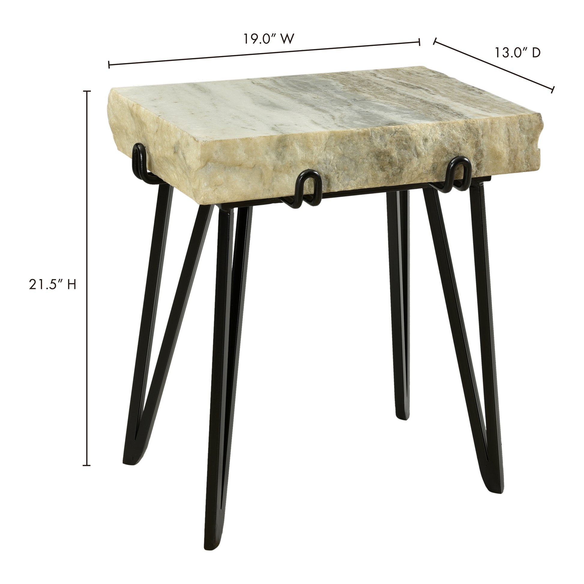 Alpert Accent Table Light Brown - Central Designs