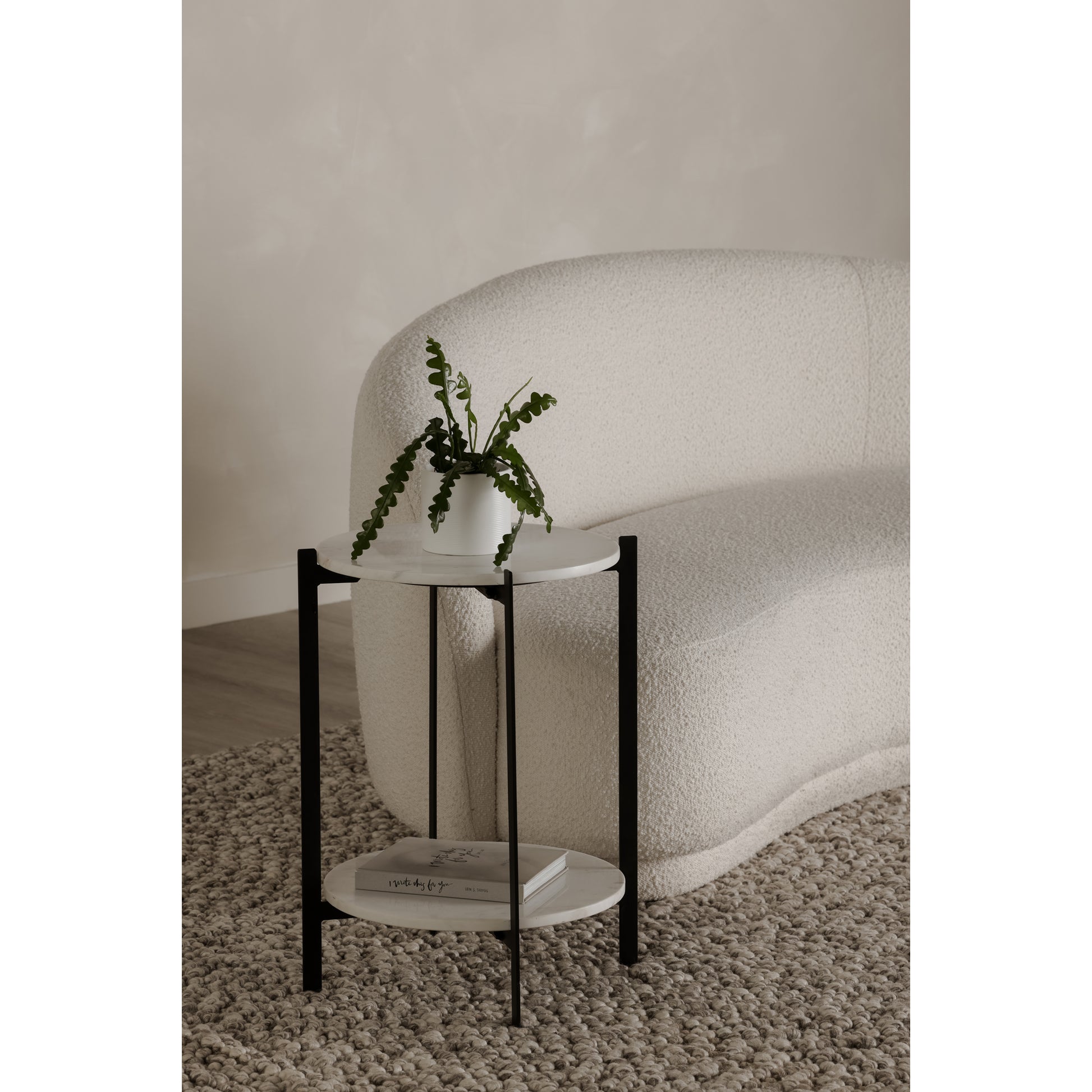 Melanie Accent Table White - Central Designs