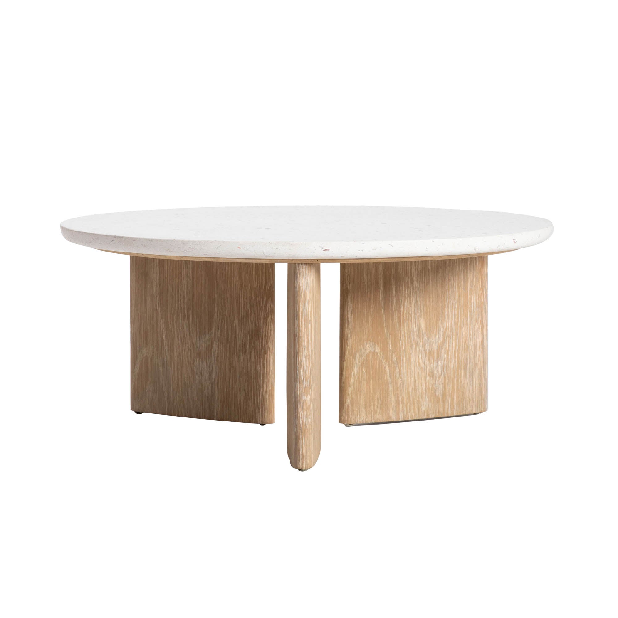 Infinity Coffee Table - Seashell Finish - Central Designs