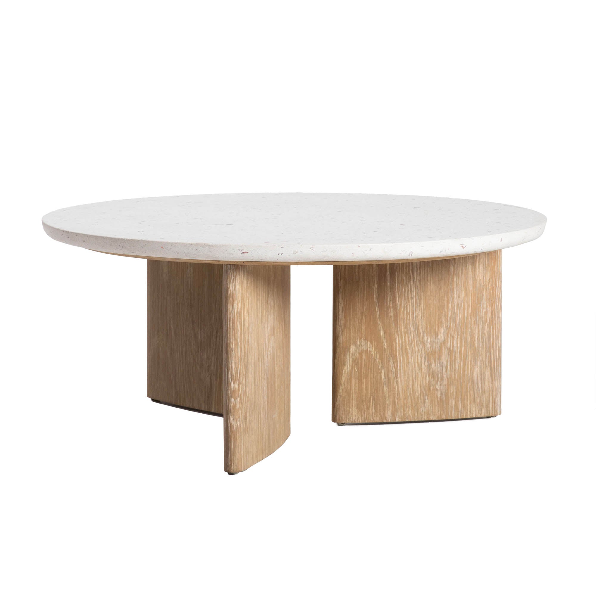 Infinity Coffee Table - Seashell Finish - Central Designs