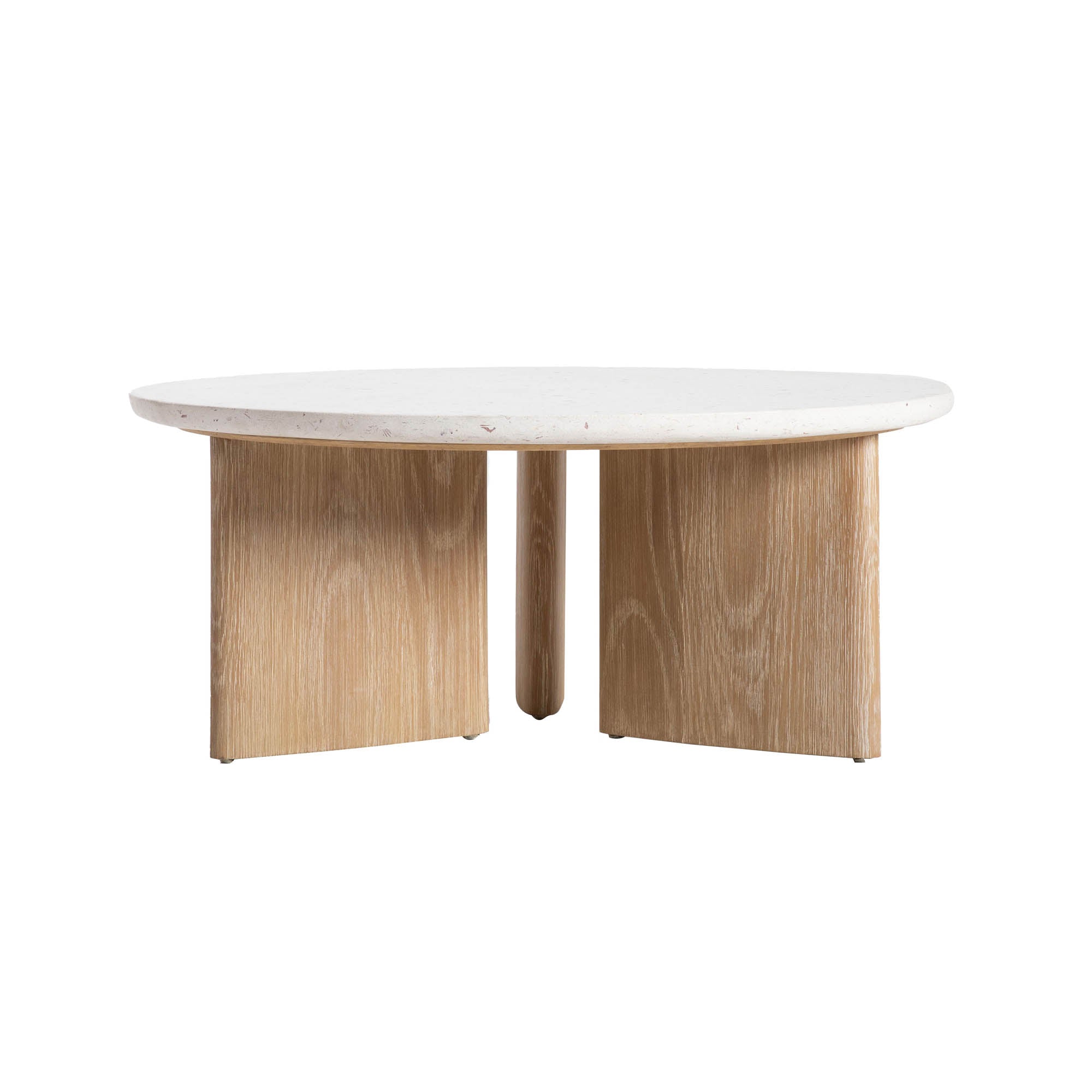 Infinity Coffee Table - Seashell Finish - Central Designs
