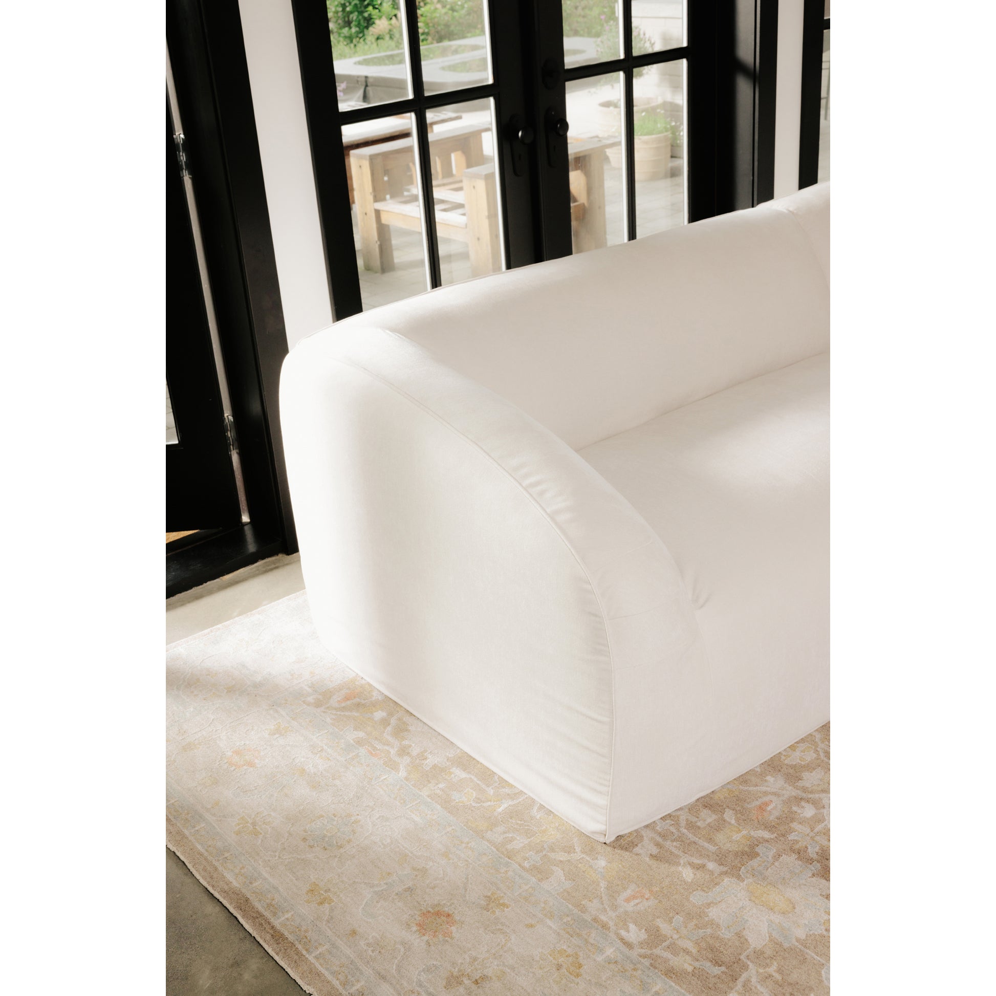 Isla Left Arm Facing Chair Beige - Central Designs