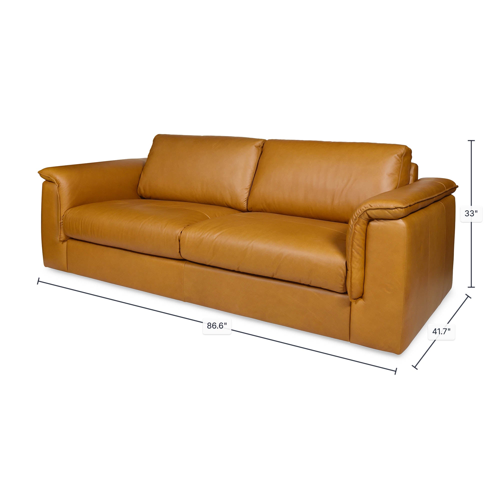 Jackson Sofa - Vintage Tan - Central Designs