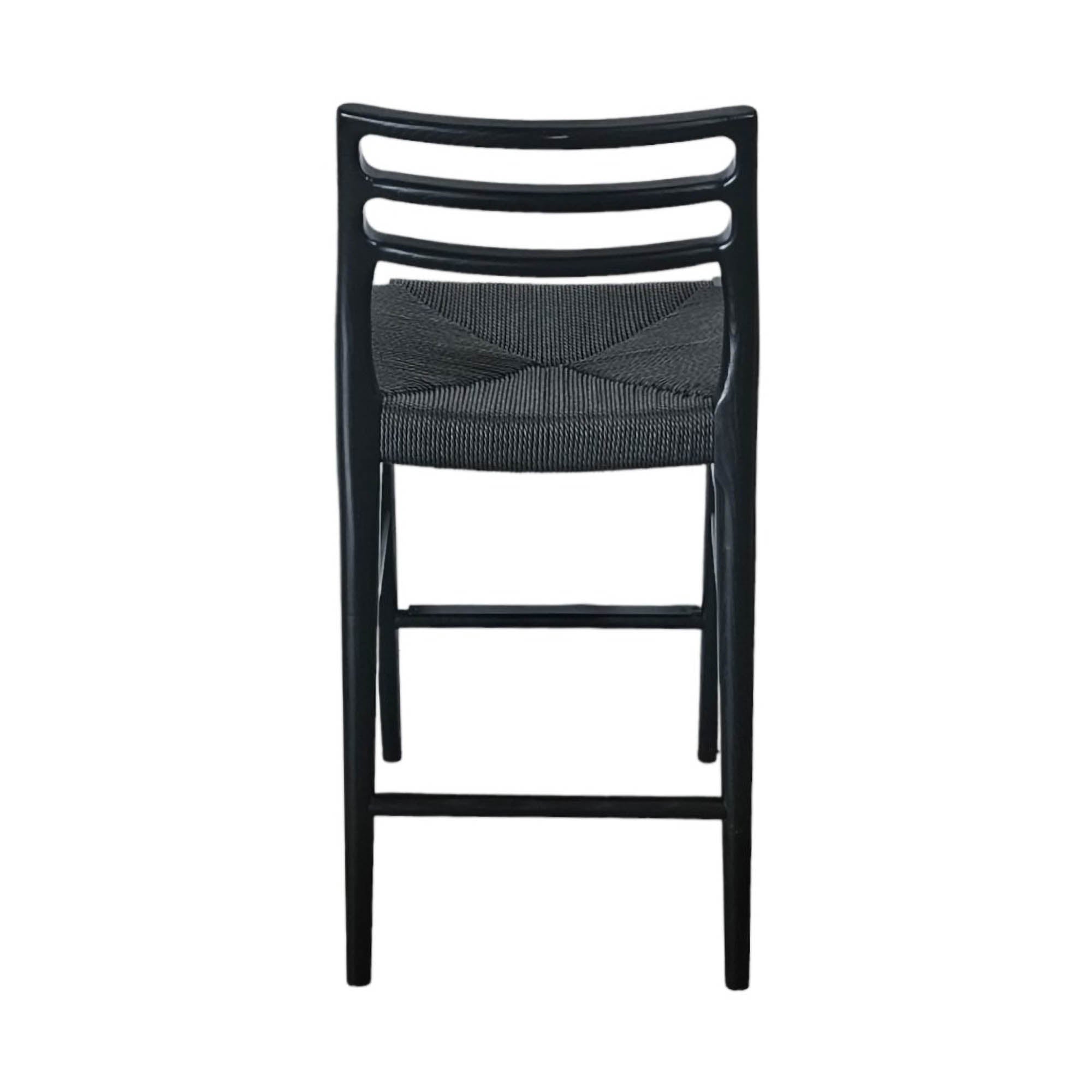 Java Narrow Counter Stool w/ 26" Seat Height - Black