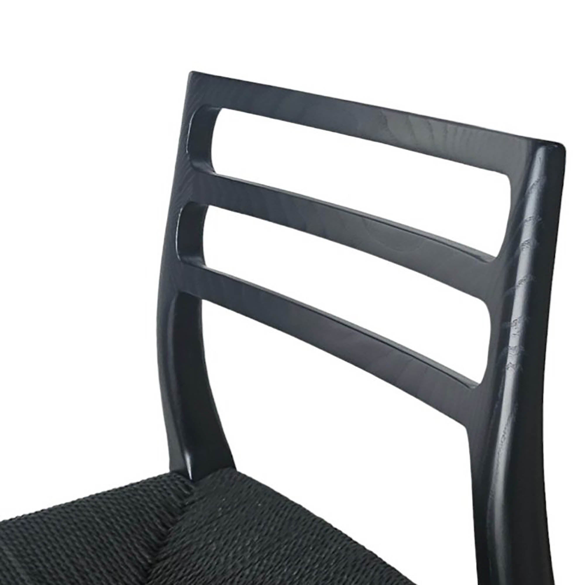 Java Narrow Counter Stool w/ 26" Seat Height - Black
