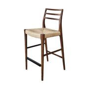 Java Bar Stool w/ 28" Seat Height - Walnut