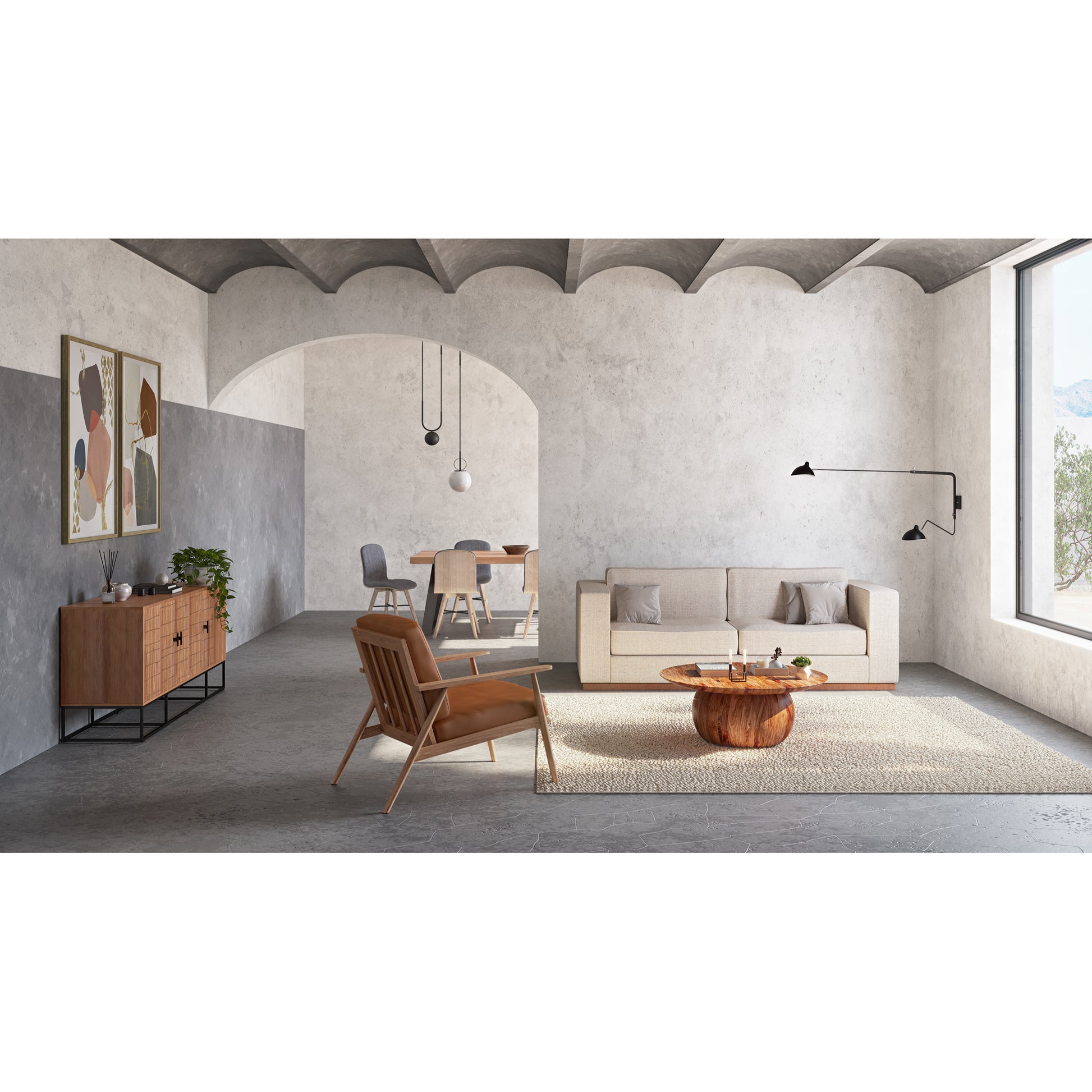 Bradbury Coffee Table Natural - Central Designs