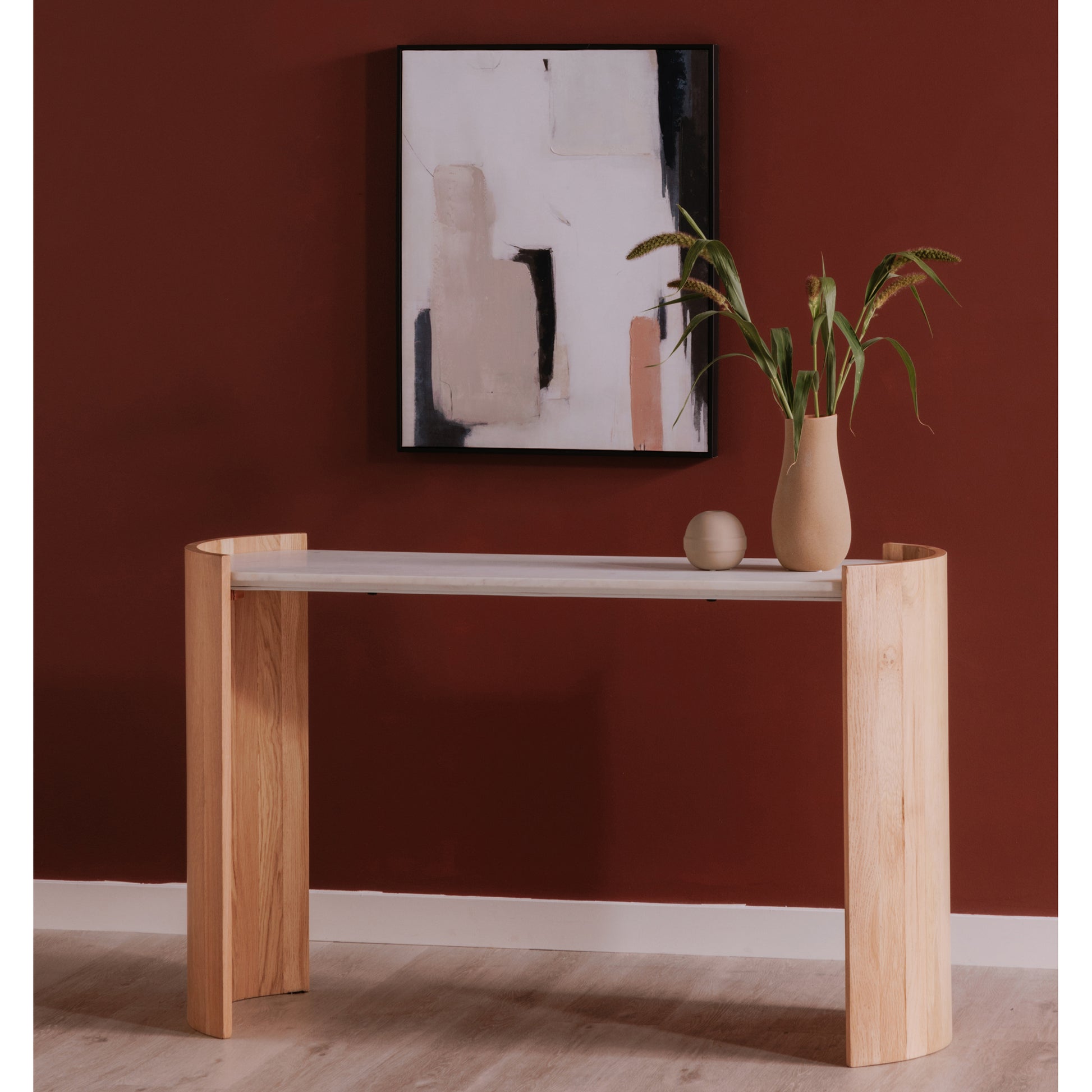 Dala Console Table White - Central Designs