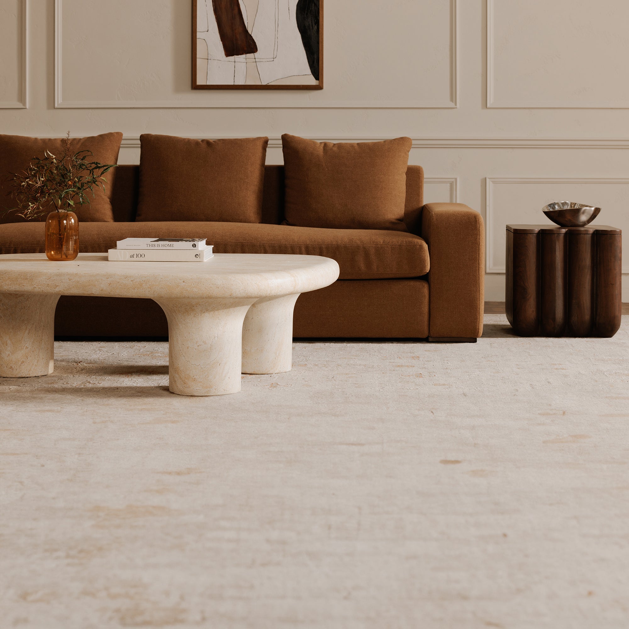 Punyo Punyo Accent Table Espresso Brown - Central Designs