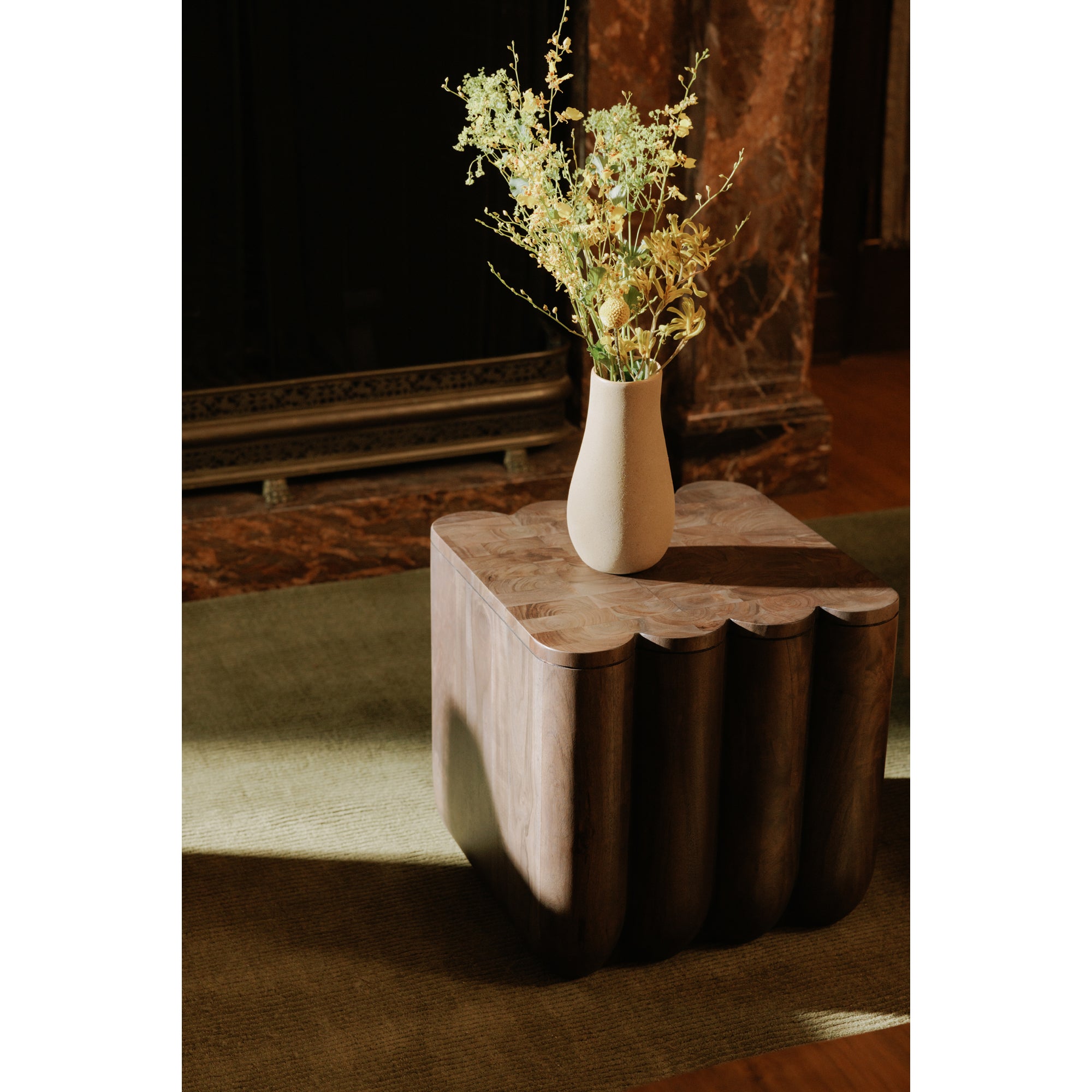 Punyo Punyo Accent Table Espresso Brown - Central Designs