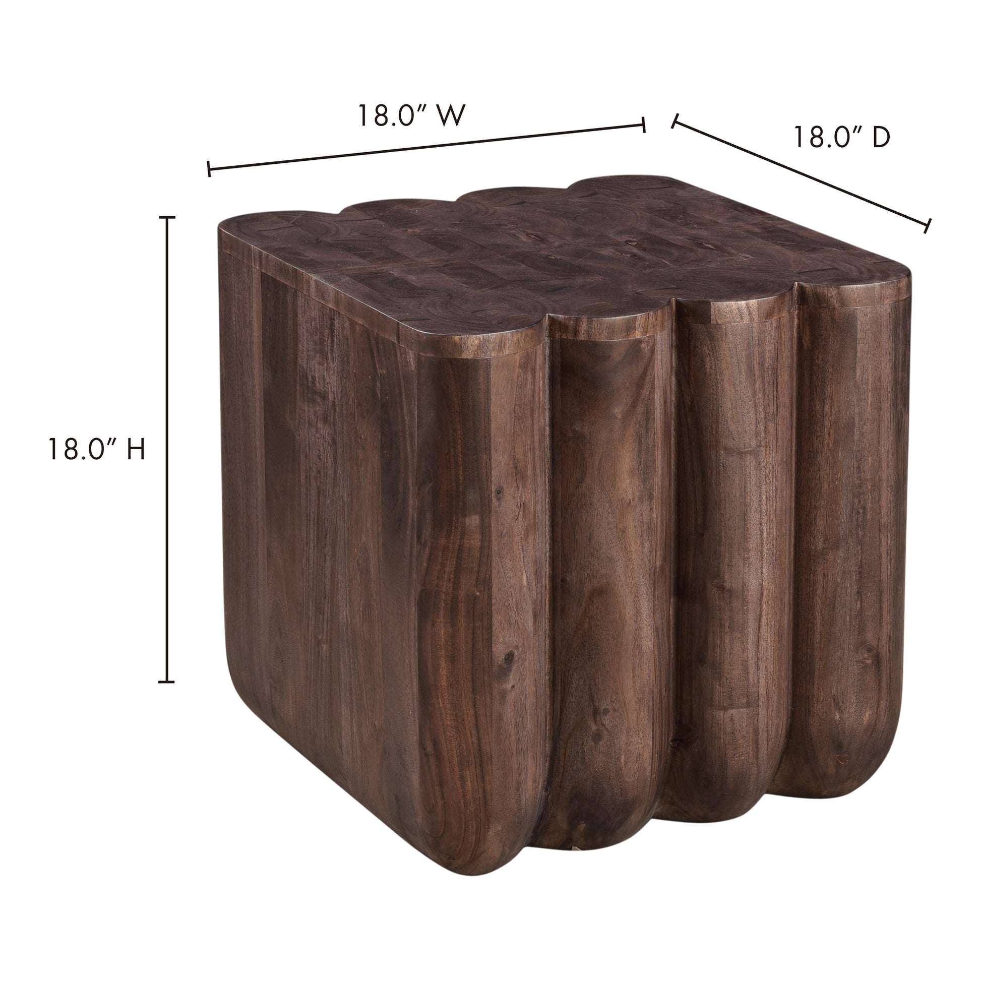Punyo Punyo Accent Table Espresso Brown - Central Designs