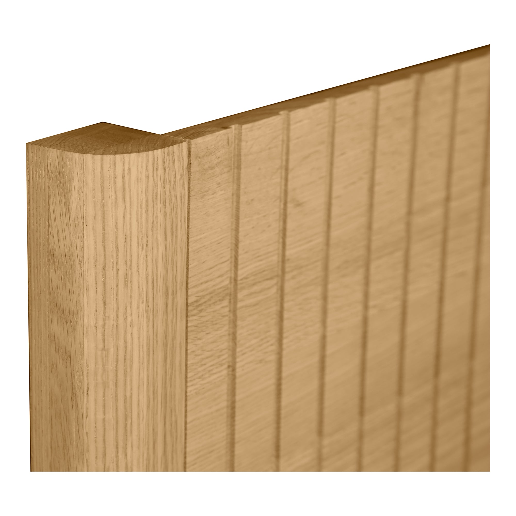 Povera Queen Bed Natural Oak