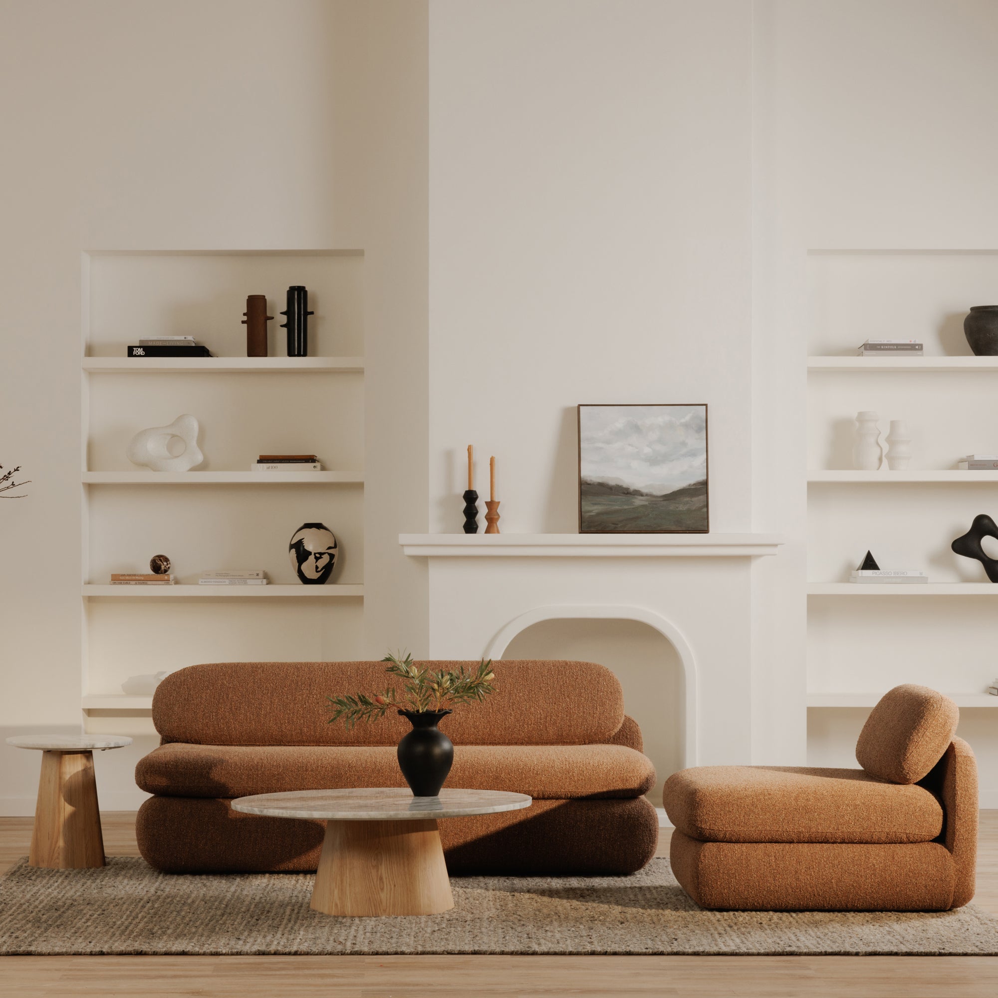 Evelyn Coffee Table Ashen Grey Matrix - Central Designs