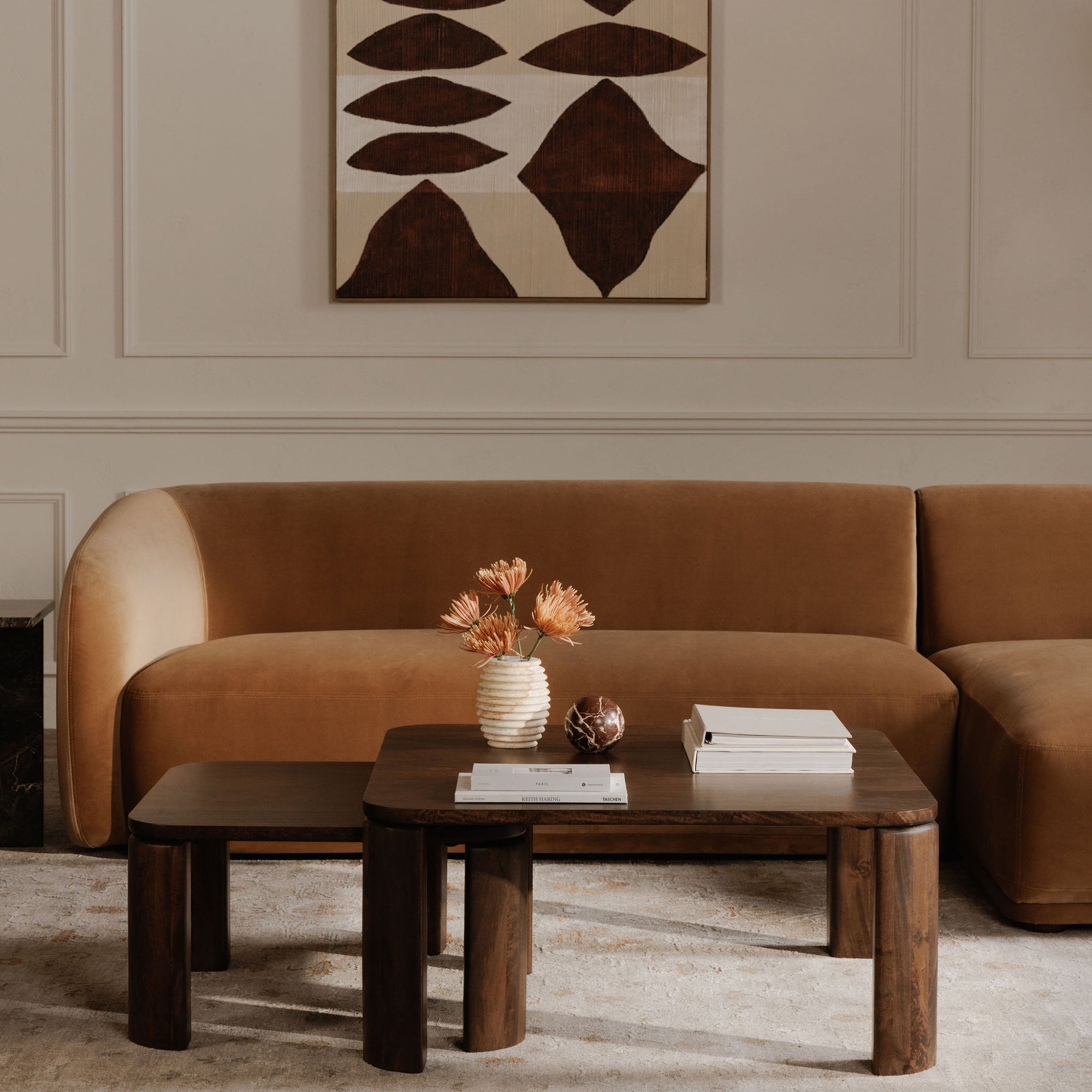 Bailey Nesting Coffee Table Deep Brown - Central Designs