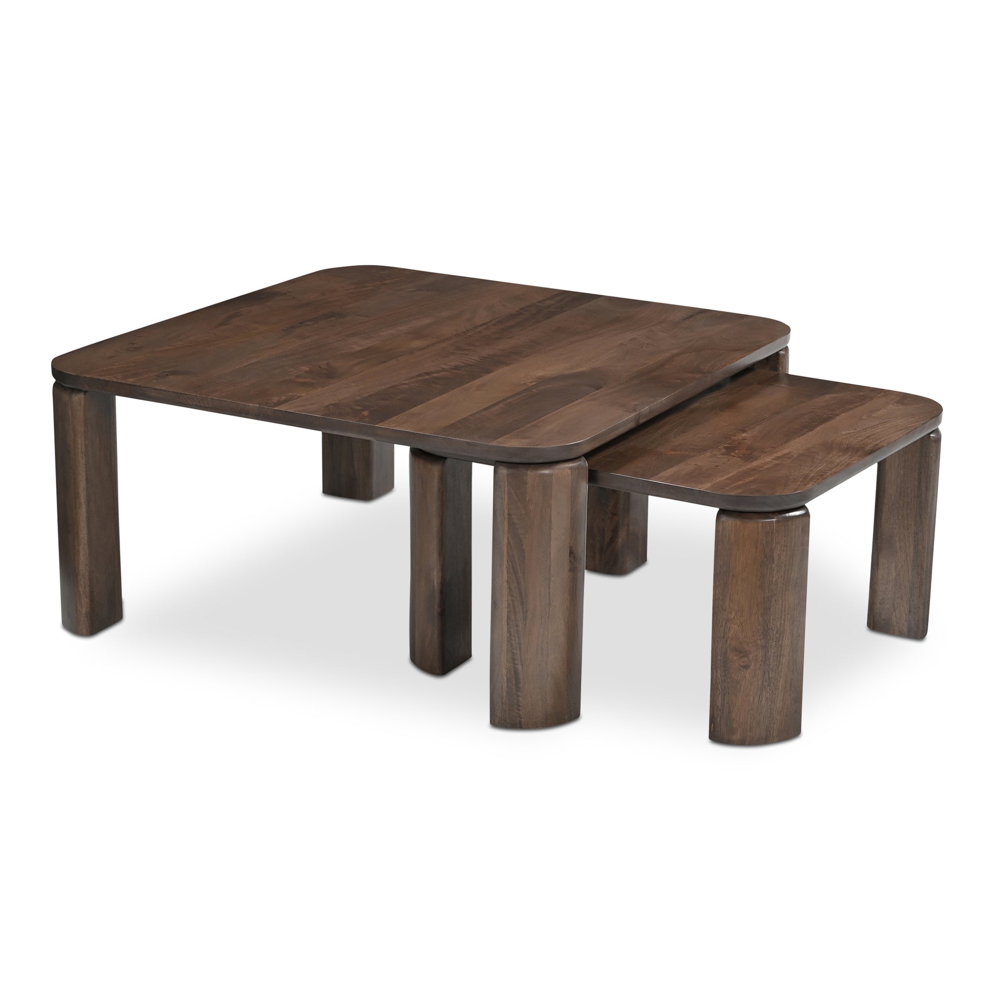 Bailey Nesting Coffee Table Deep Brown - Central Designs