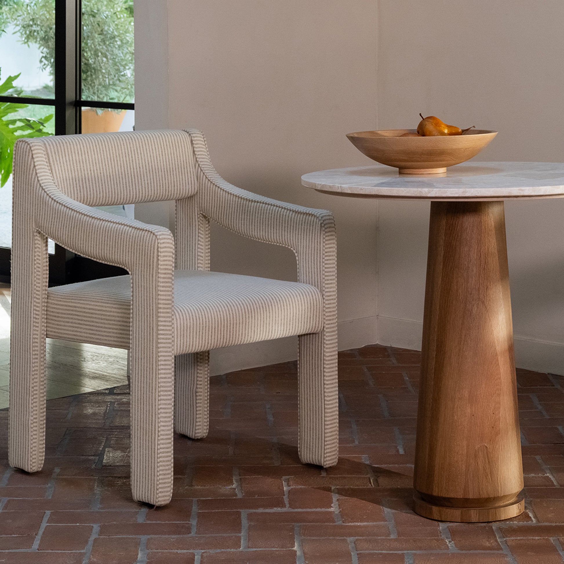 Sage Cafe Table Cosmos Marble - Central Designs