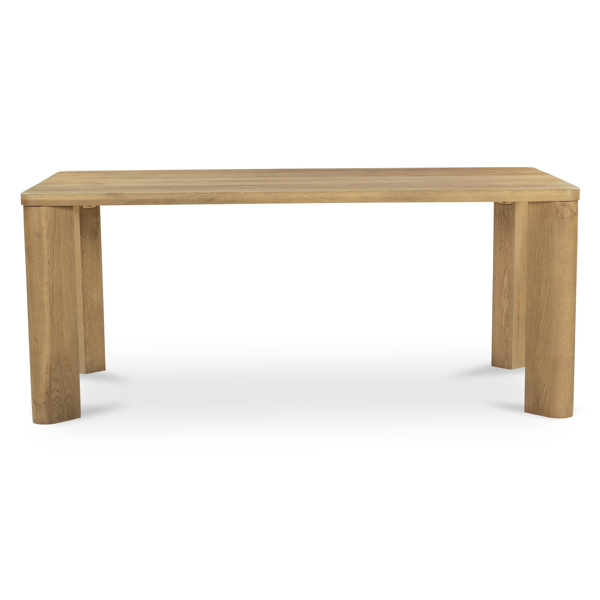 Segment Dining Table Wood Small Heritage Brown - Central Designs