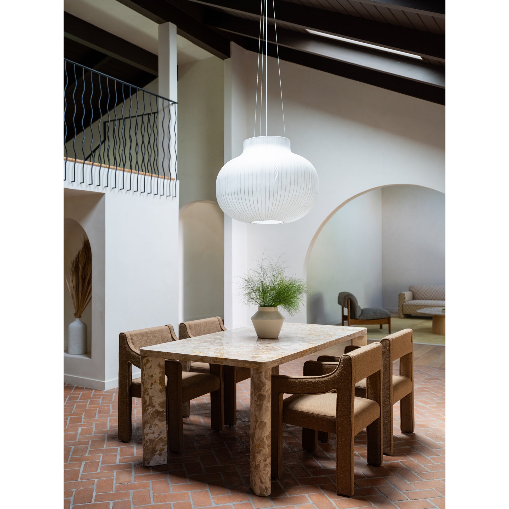 Segment Dining Table Panther Stone Beige - Central Designs
