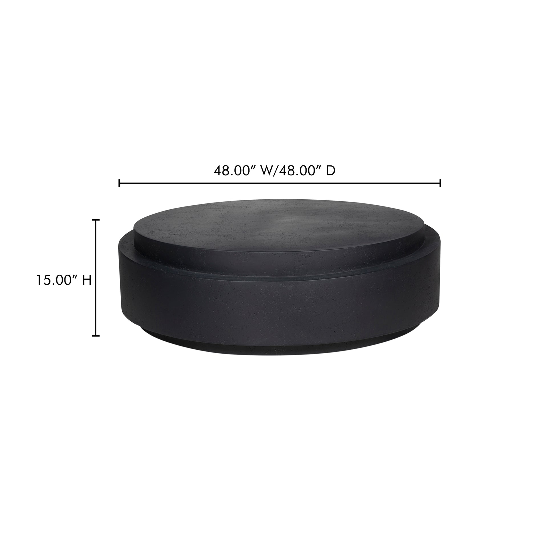 Cosmo Outdoor Coffee Table Black - Central Designs