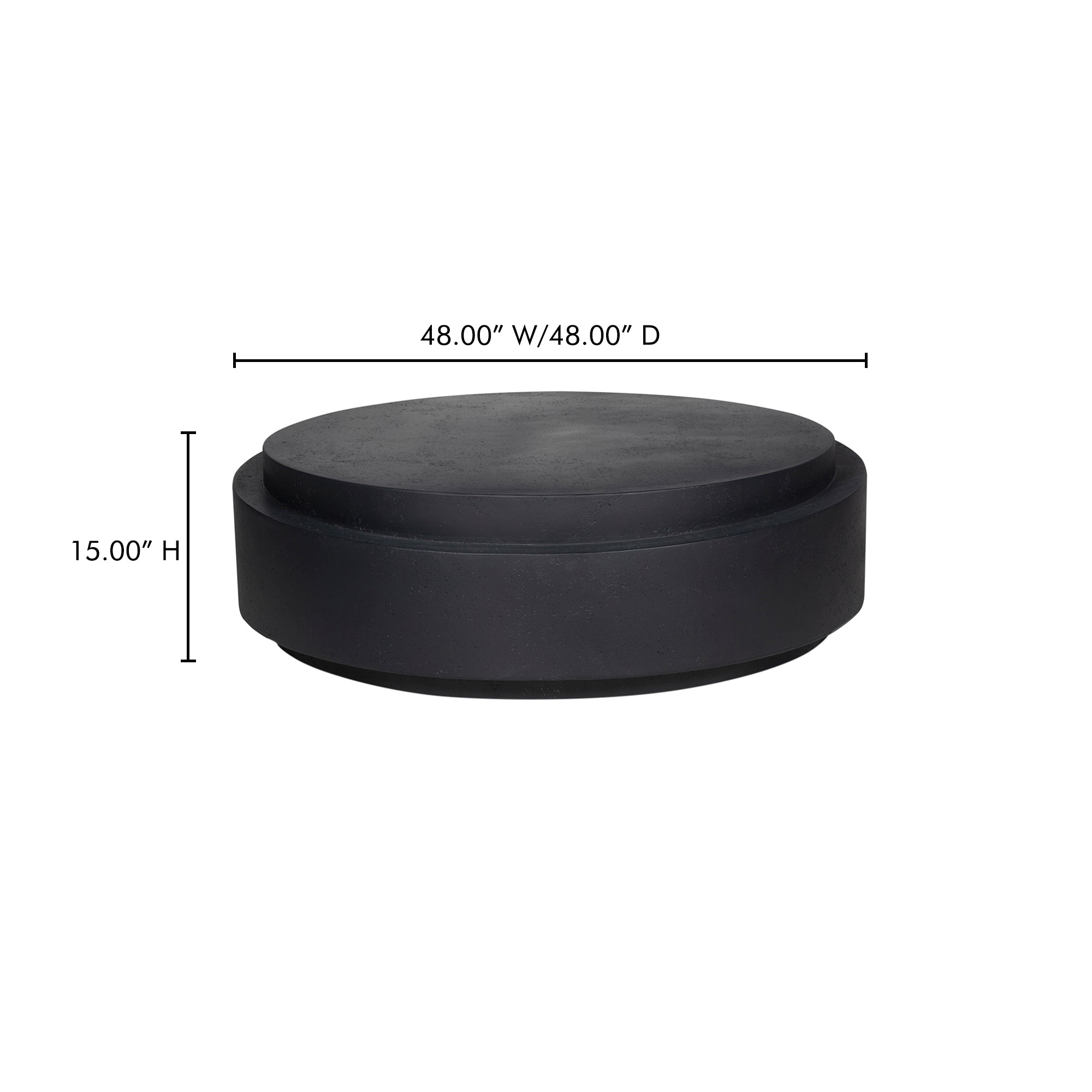 Cosmo Outdoor Coffee Table Black - Central Designs