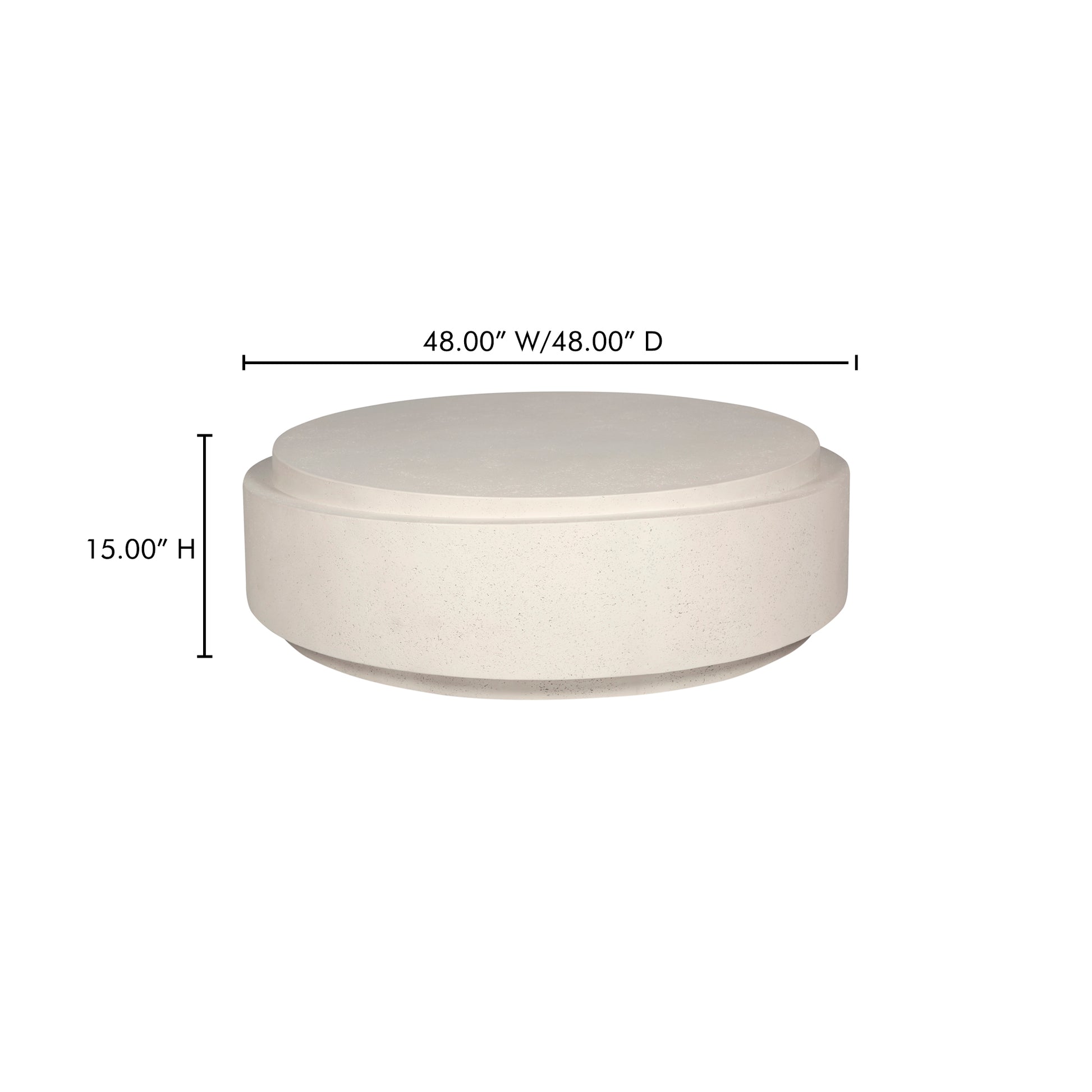 Cosmo Outdoor Coffee Table Off White - Central Designs