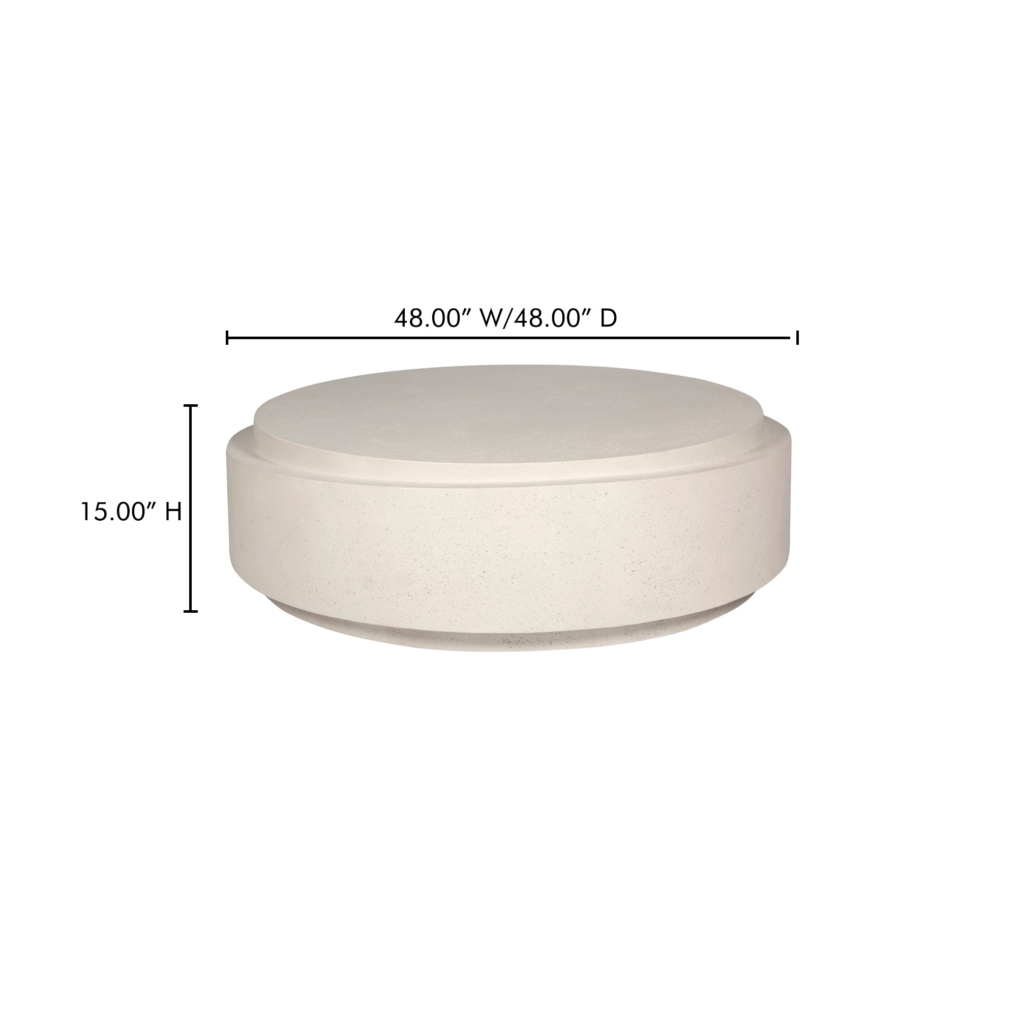 Cosmo Outdoor Coffee Table Off White - Central Designs