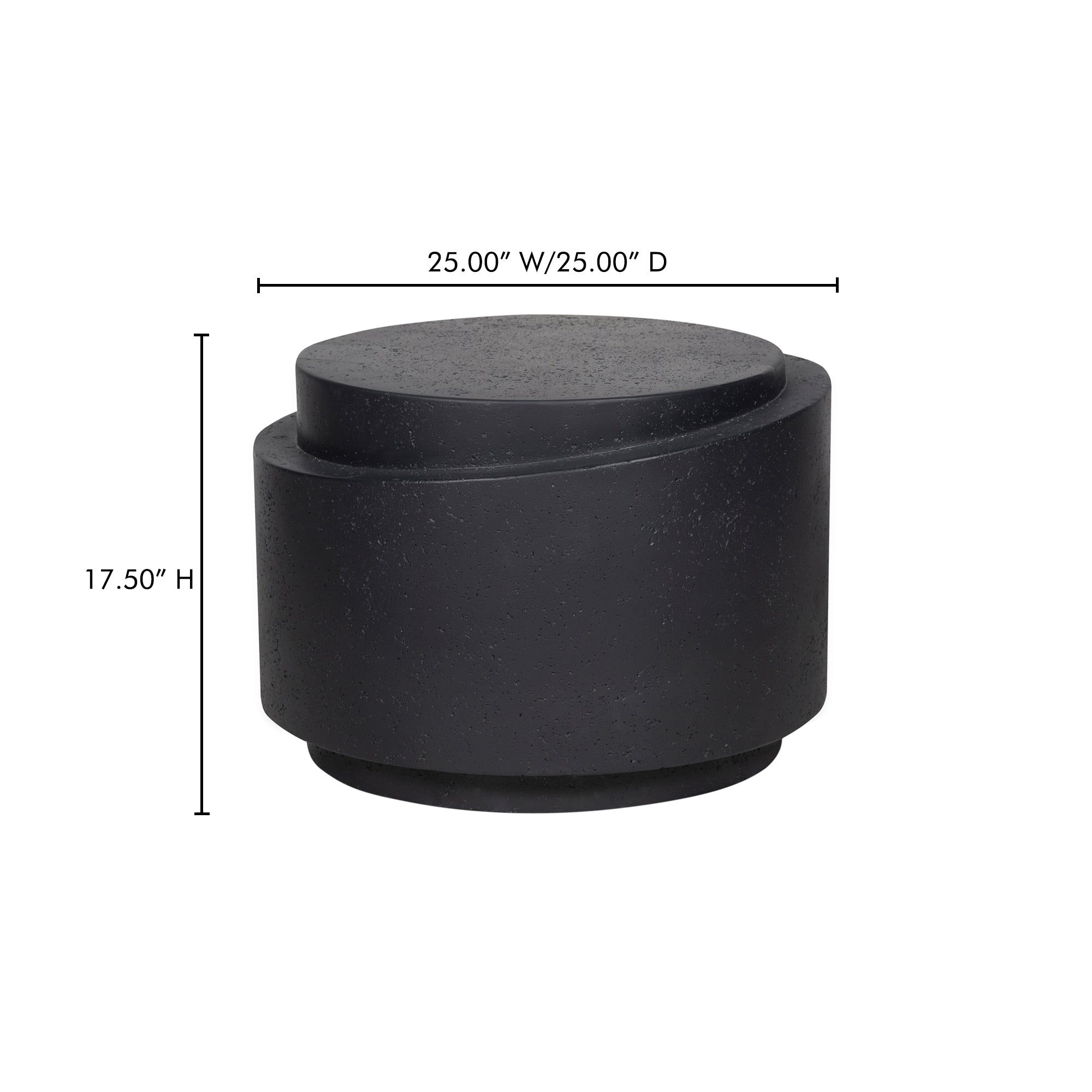 Cosmo Outdoor Accent Table Black - Central Designs