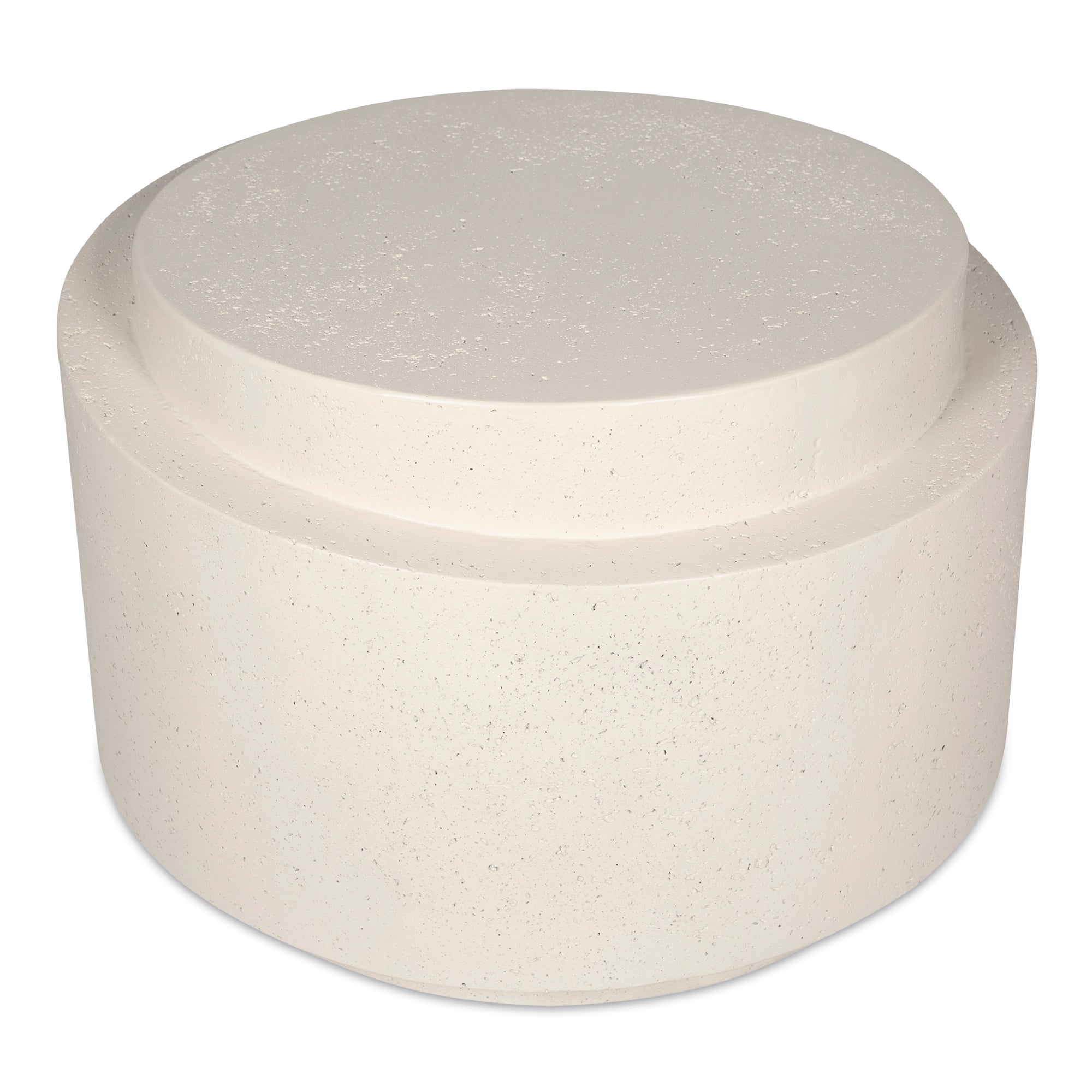 Cosmo Outdoor Accent Table Off White - Central Designs