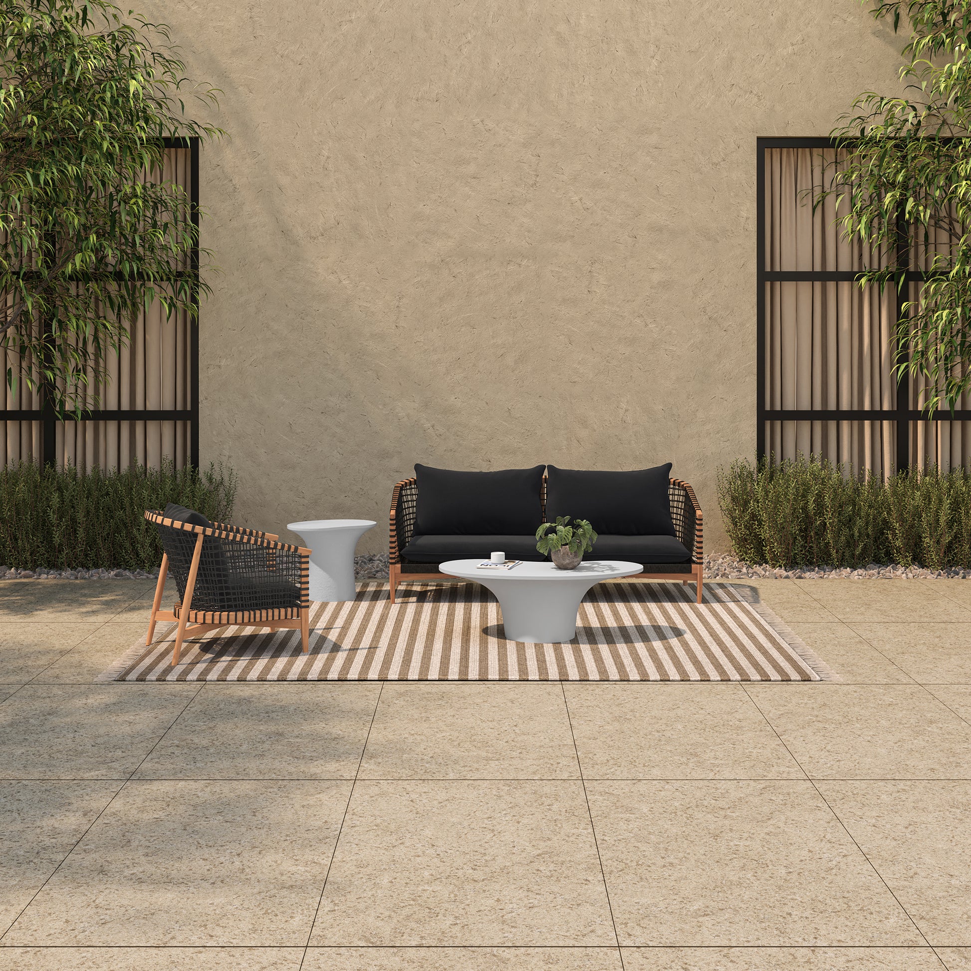 Yumi Outdoor Coffee Table White - Central Designs