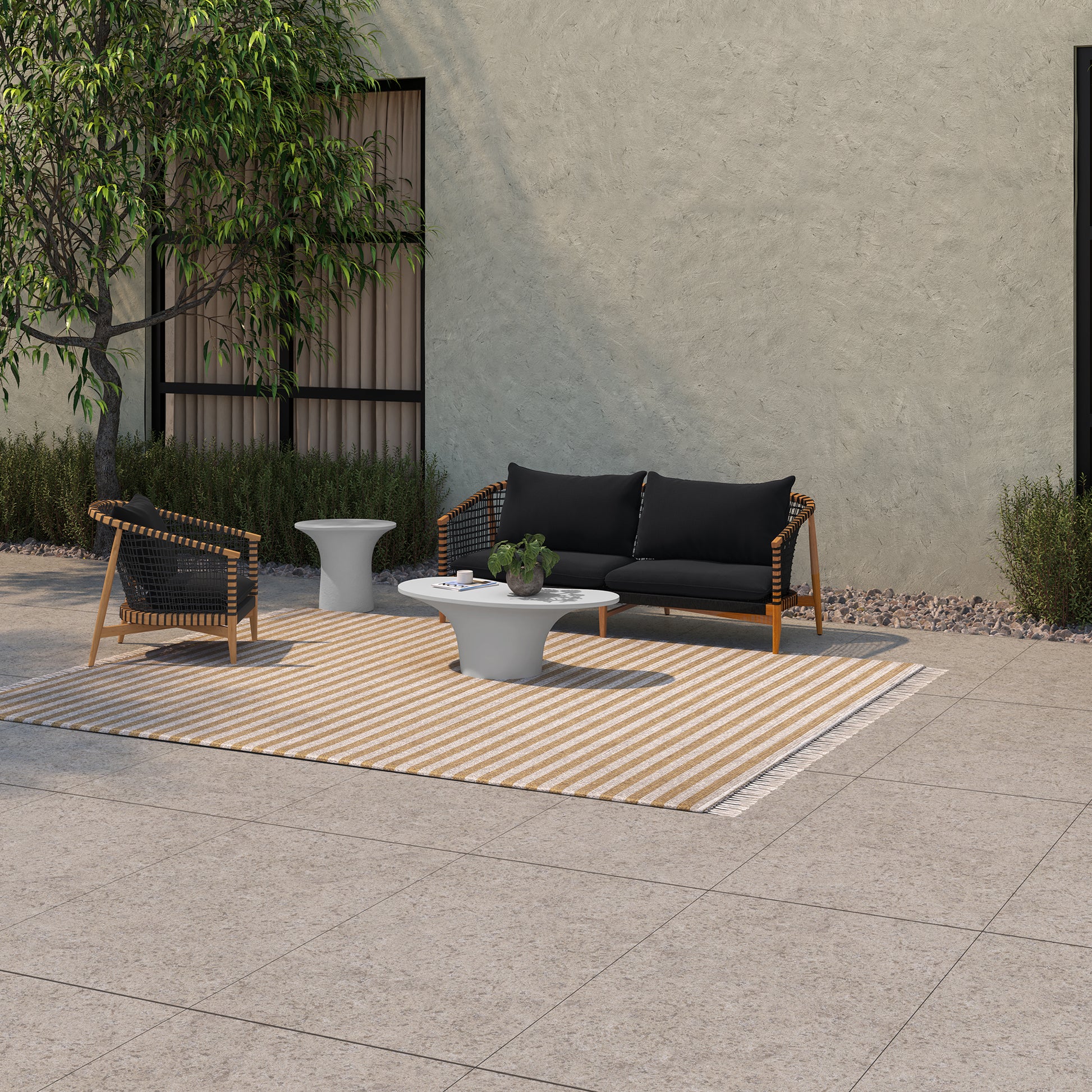 Yumi Outdoor Coffee Table White - Central Designs