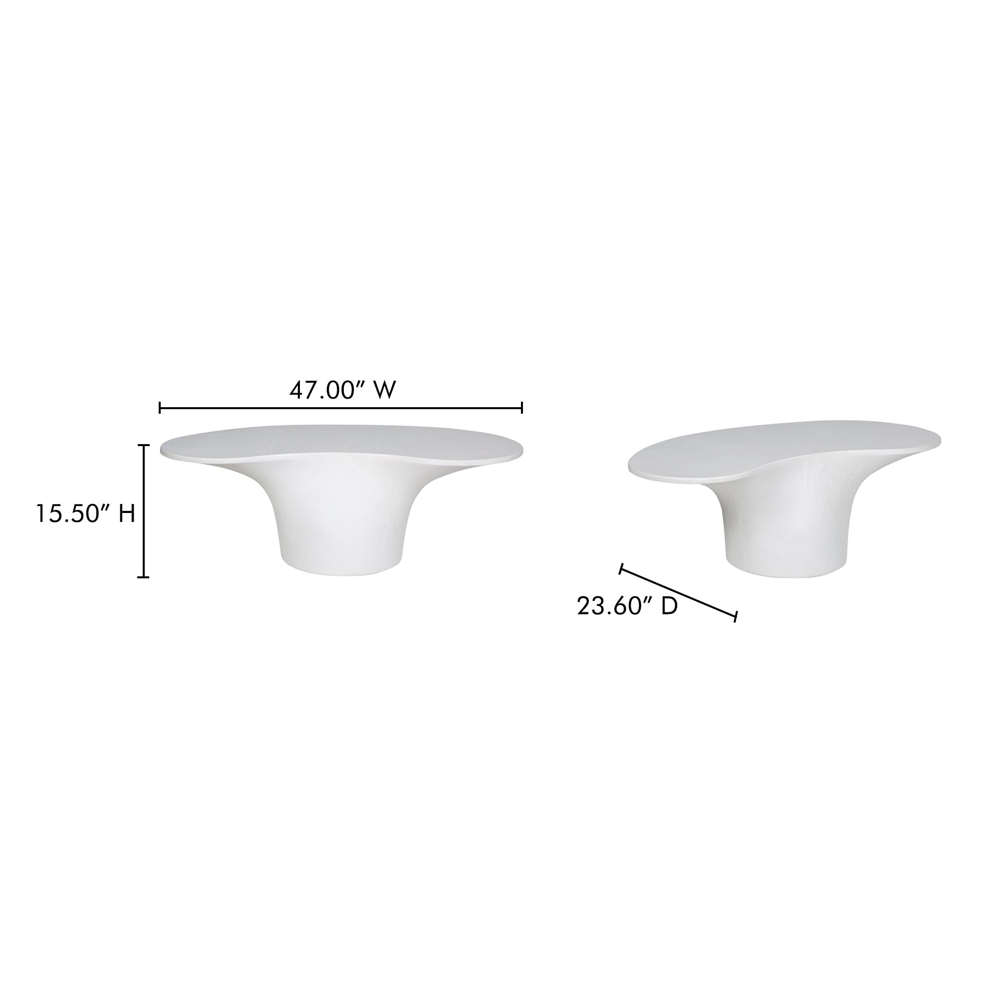 Yumi Outdoor Coffee Table White - Central Designs