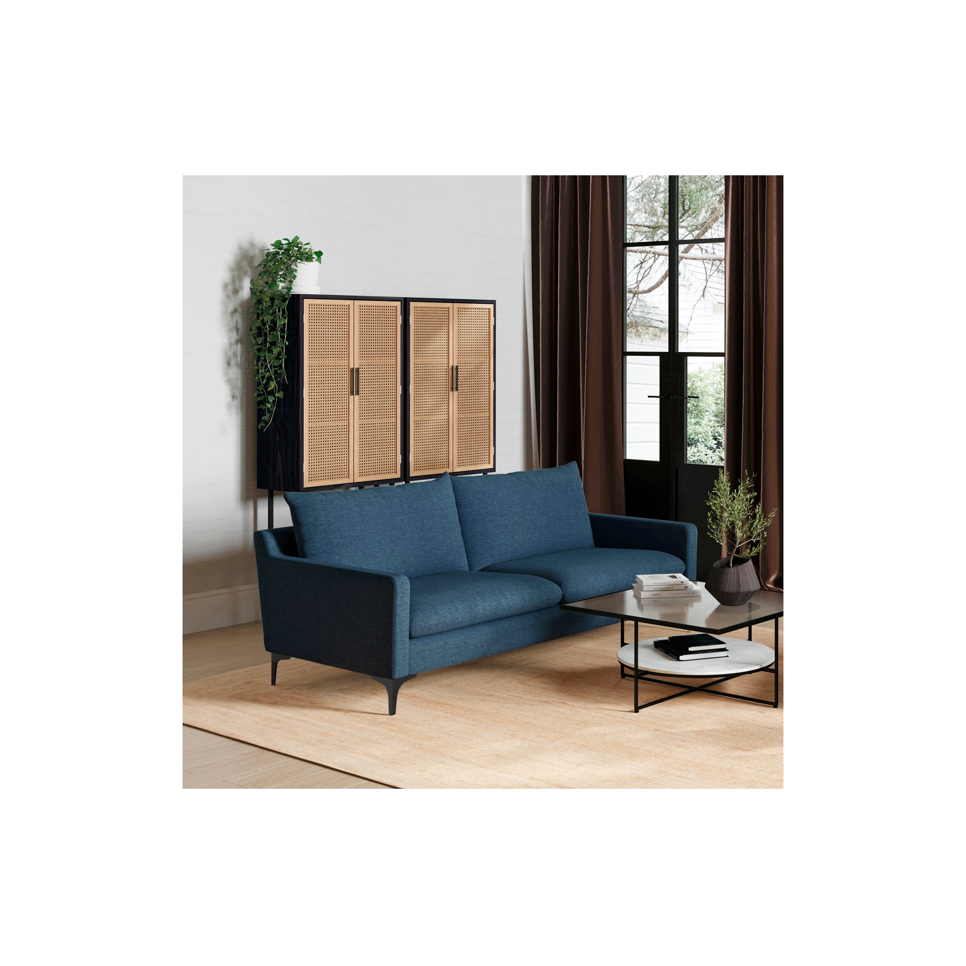 Paris Sofa Blue - Central Designs